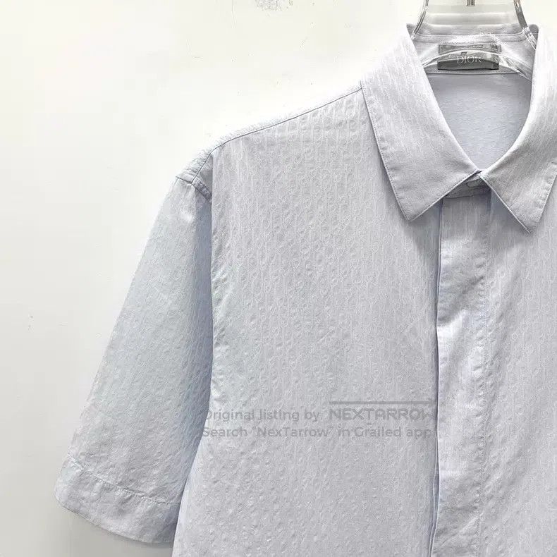 Dior Dior Size 38 Light blue logo dark pattern jacquart full pri Size US XXS / EU 40 - 3 Thumbnail
