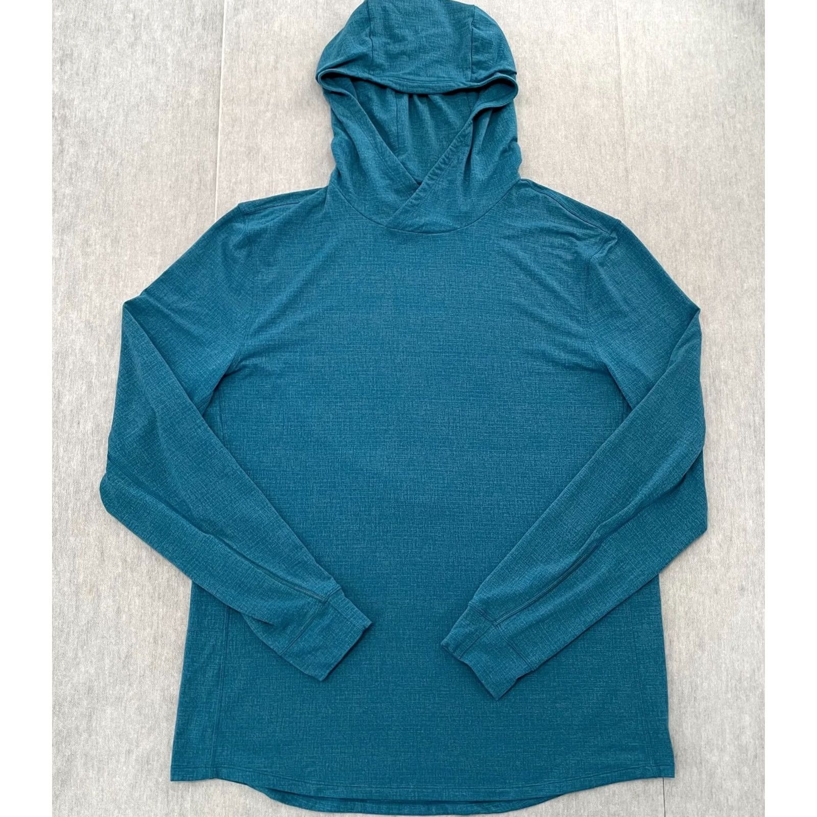 Lululemon Lululemon Repetition Hoodie Men's M Blue Logo Pullover Sweatshirt Size US M / EU 48-50 / 2 - 2 Thumbnail