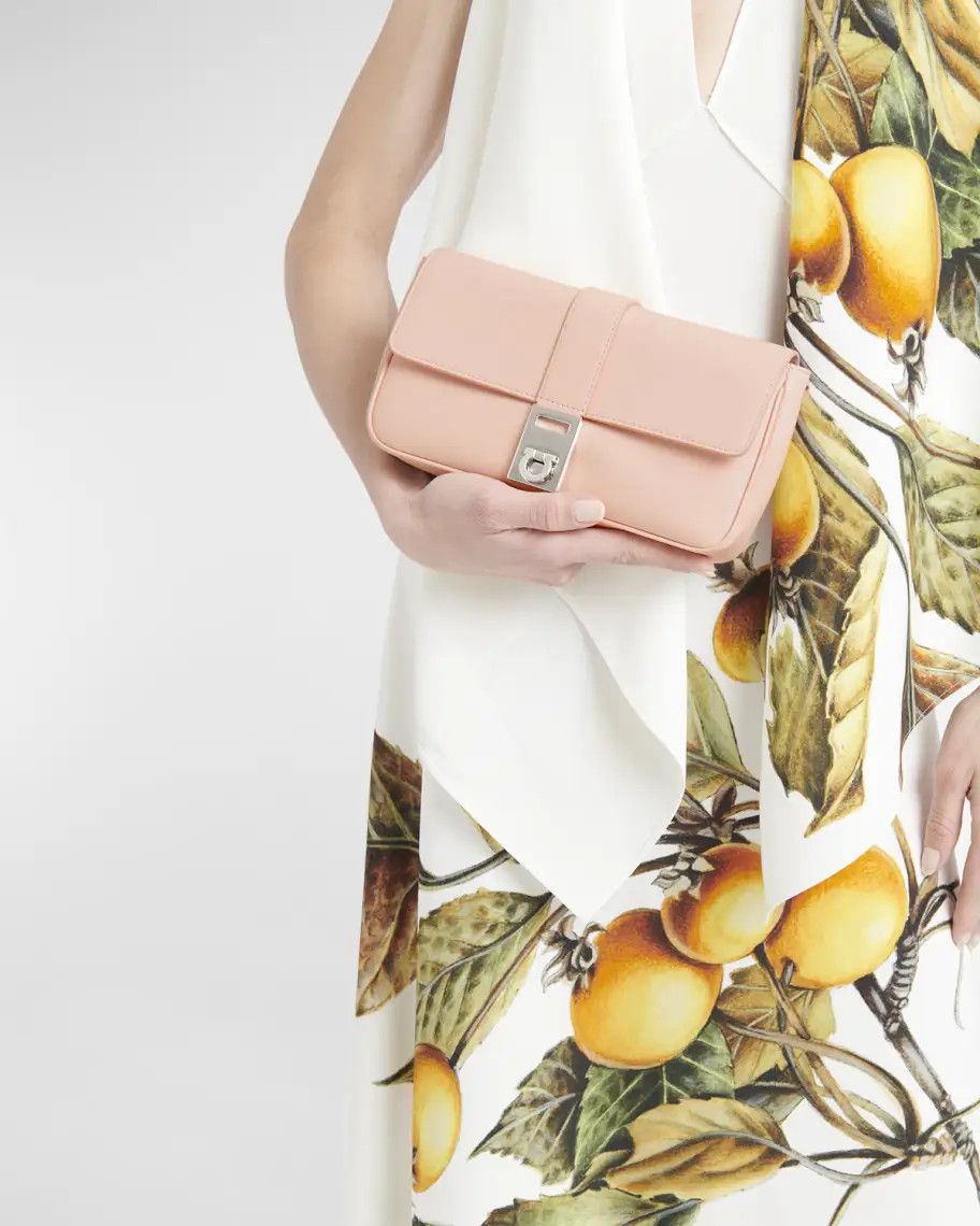 Salvatore Ferragamo o1s1rm0924 Size: OS / Flap Crossbody Bag in Pink Size ONE SIZE - 2 Thumbnail