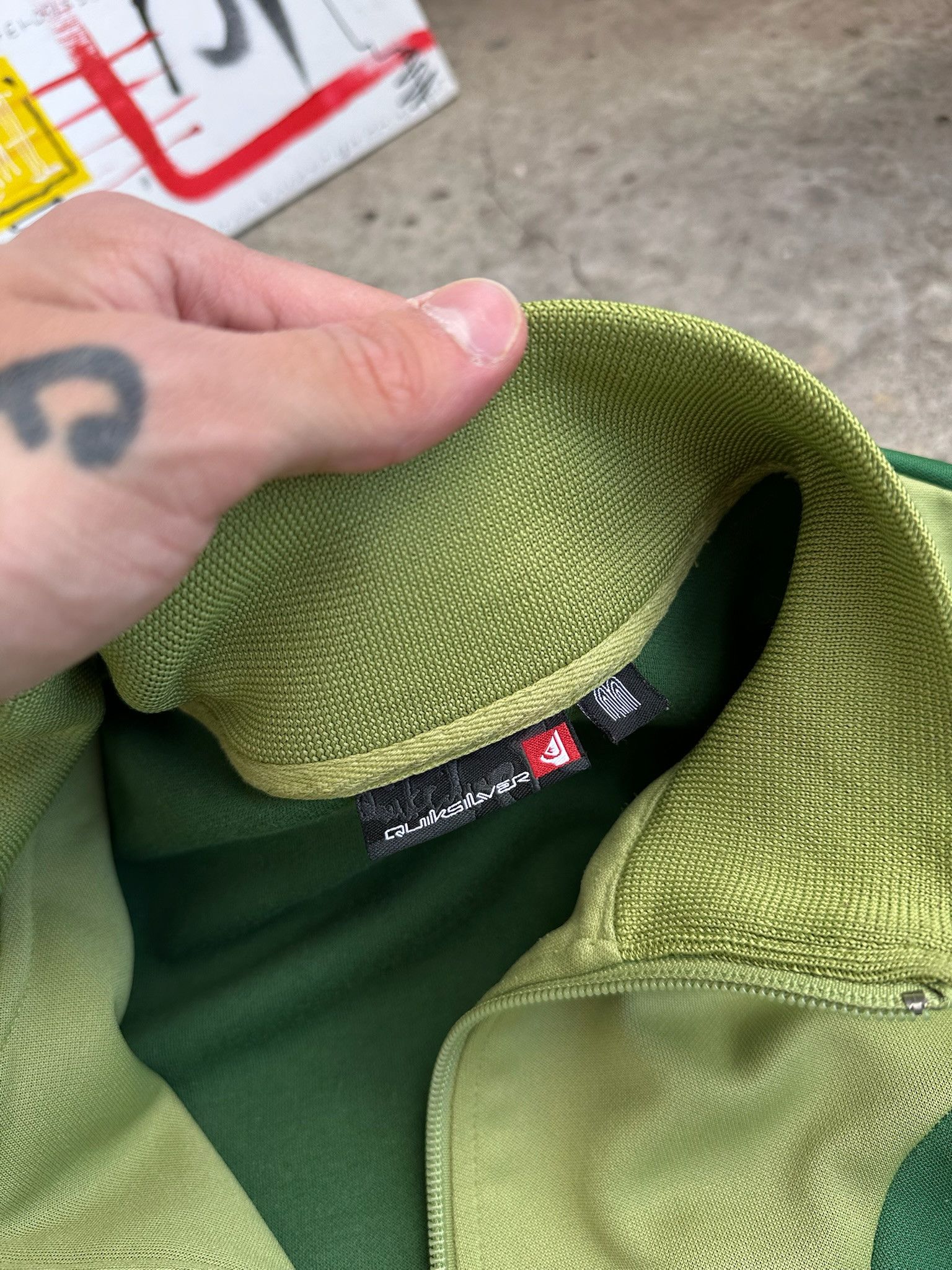 Japanese Brand 🦠 VINTAGE 90’S QUICKSILVER BIG LOGO Y2K TRACK JACKET Size US M / EU 48-50 / 2 - 16 Thumbnail