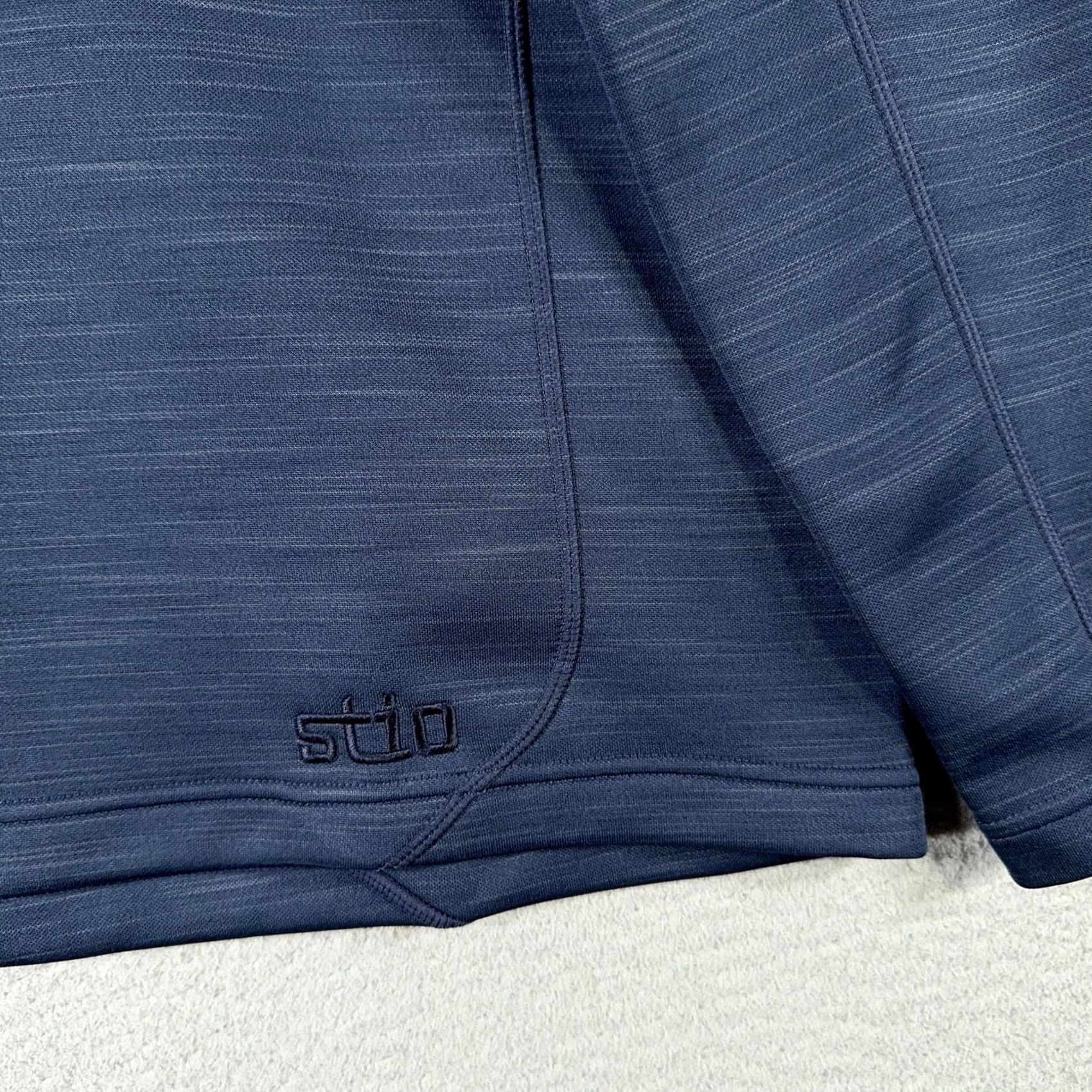 Vintage Stio Gannet Peak Half Zip Pullover Mens Large Navy Blue Fleece Sweater M26 Logo Size US L / EU 52-54 / 3 - 6 Thumbnail