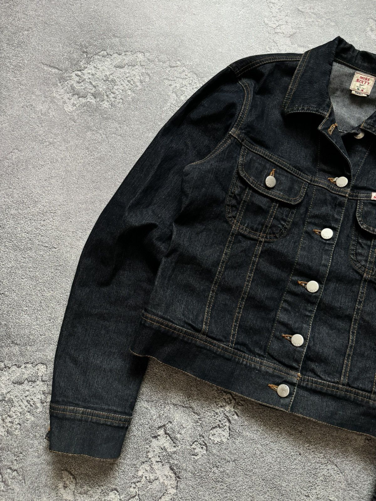 Miss Sixty × Vintage Miss sixty S denim button up jacket bomber y2k Size S / US 4 / IT 40 - 5 Thumbnail