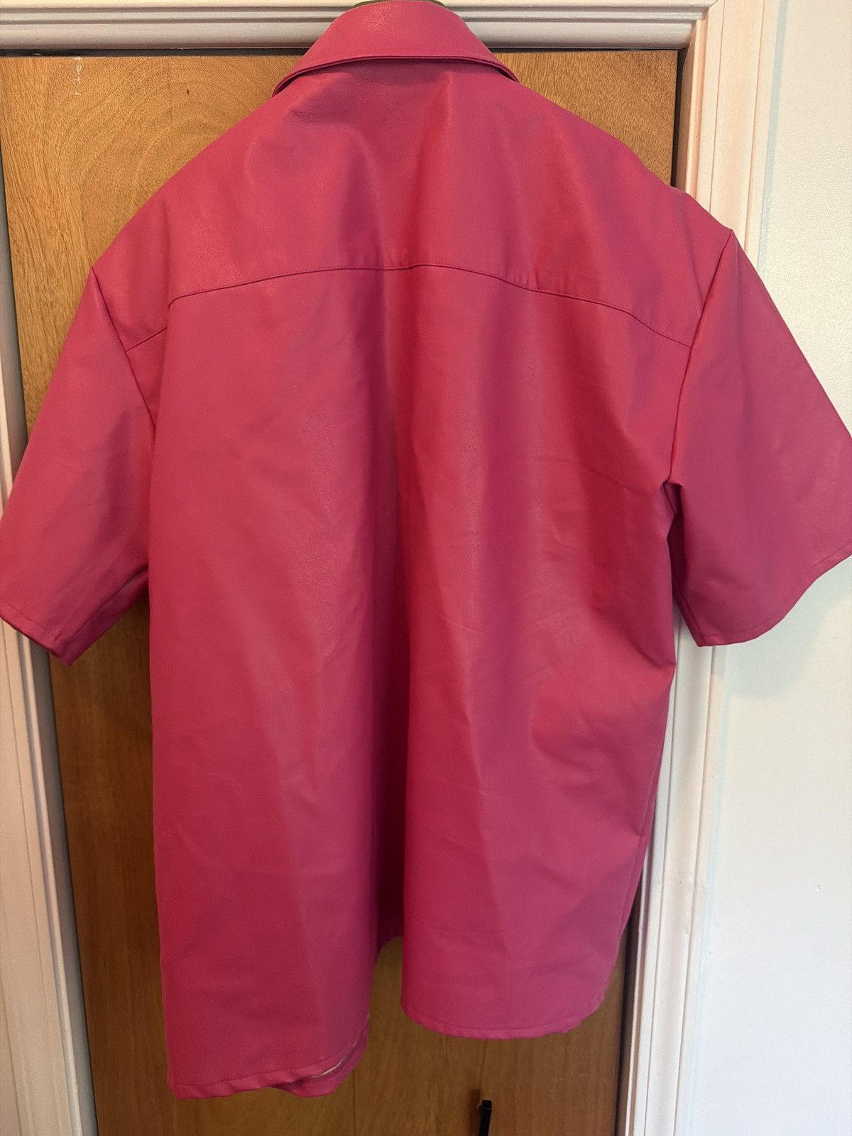Boohoo Boxy Oversized Leather Shirt Size US XL / EU 56 / 4 - 3 Thumbnail