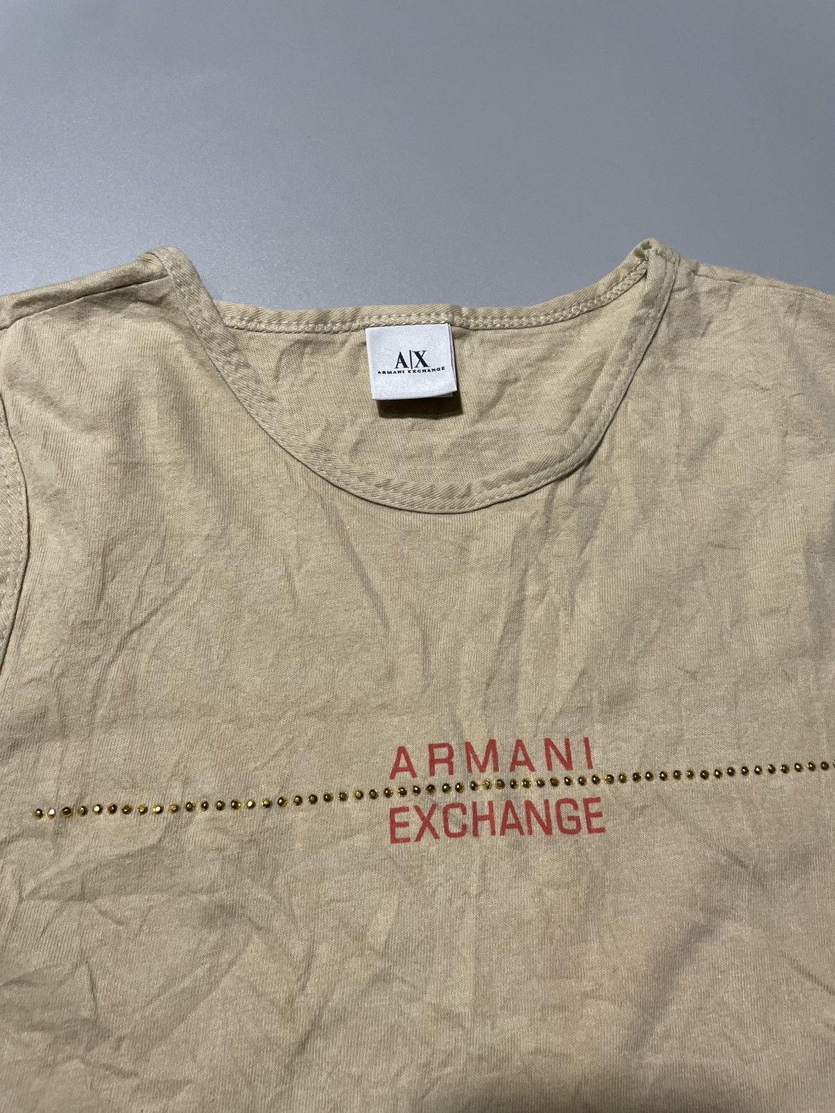 Armani Exchange × Vintage Y2k Armanj Exchange Tanktop Size S / US 4 / IT 40 - 2 Thumbnail