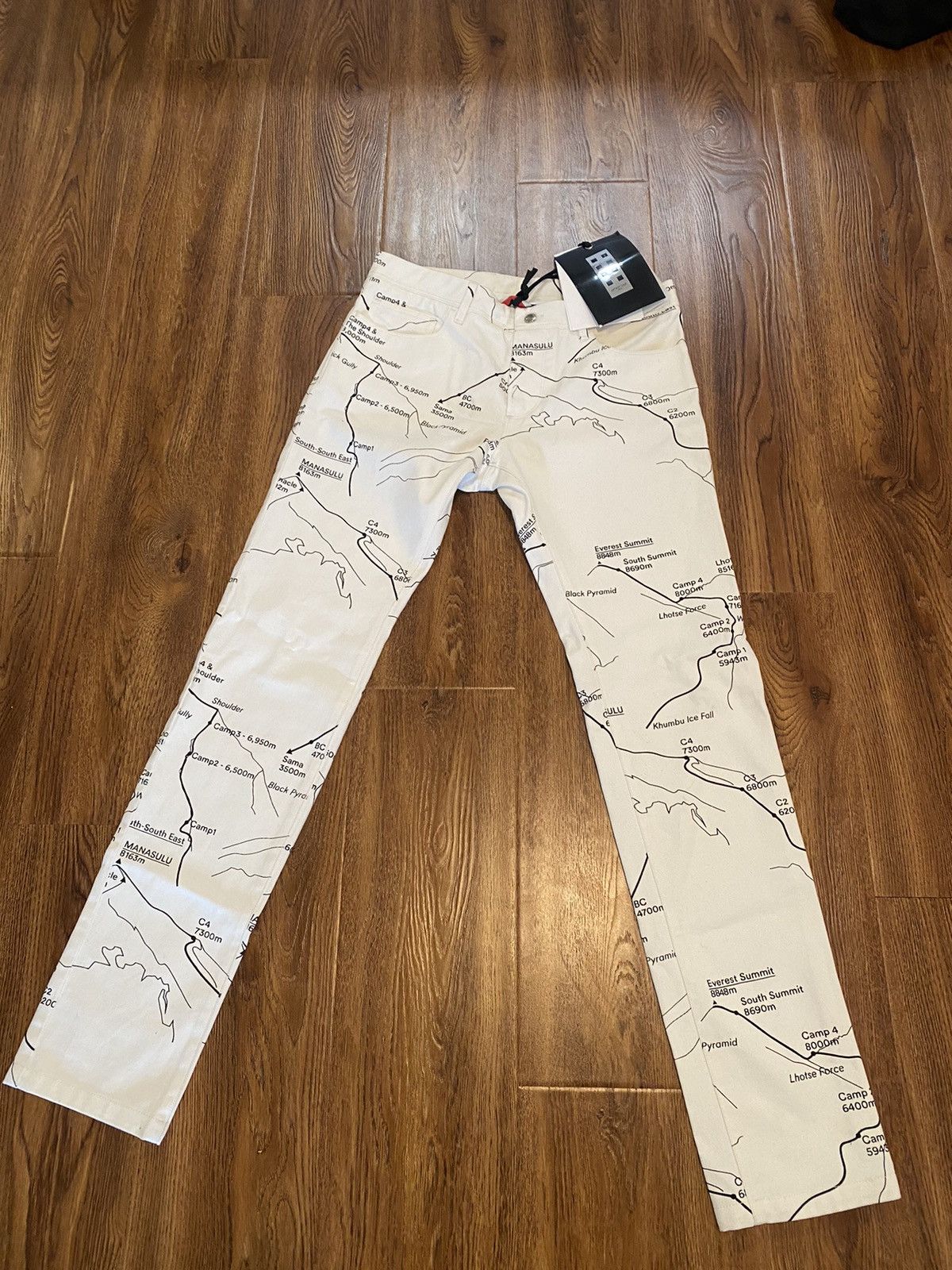 Moncler Moncler Himalayan Map Denim Size US 34 / EU 50 - 1 Thumbnail
