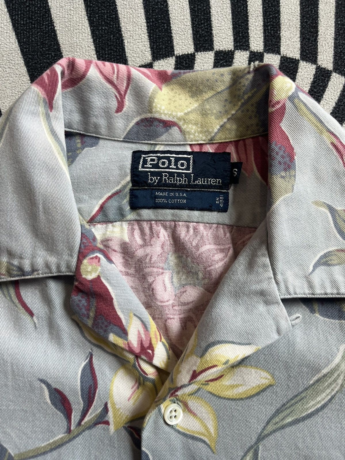 Polo Ralph Lauren Vintage Polo Ralph Lauren Aop Flowers Shirt 90’s Size US S / EU 44-46 / 1 - 6 Thumbnail