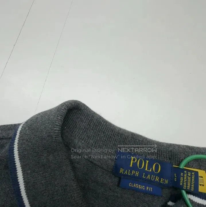 Polo Ralph Lauren Polo Ralph Lauren Striped Trim Logo Embroidered Short Sleev Size US L / EU 52-54 / 3 - 2 Thumbnail