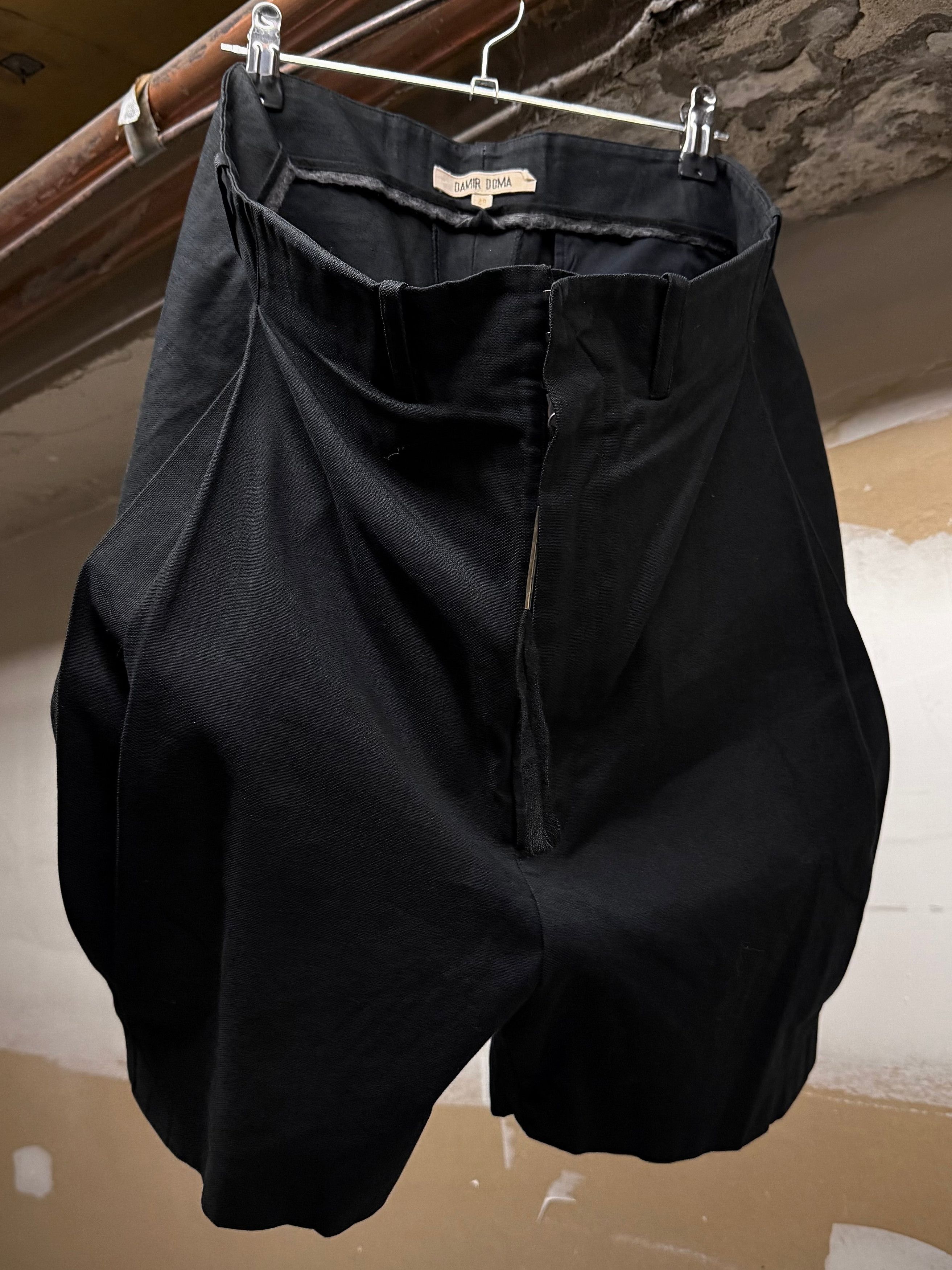 Damir Doma DAMIR DOMA SS09 Double Pleated Drop-crotch Shorts | Grailed