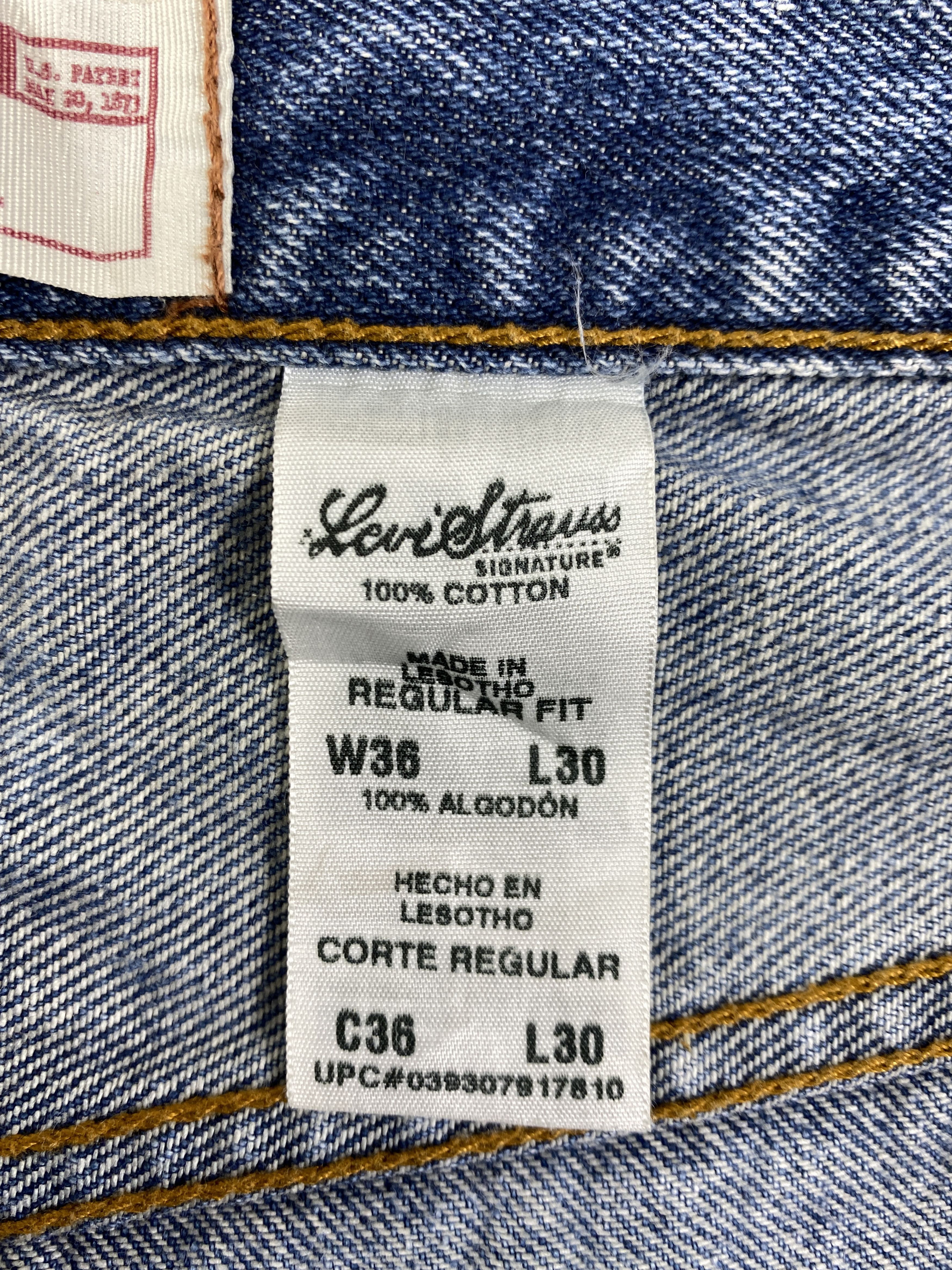 Levi's Distressed Blue Vintage Levi's Signature 36x29.5 -JN1796 Size US 36 / EU 52 - 9 Thumbnail