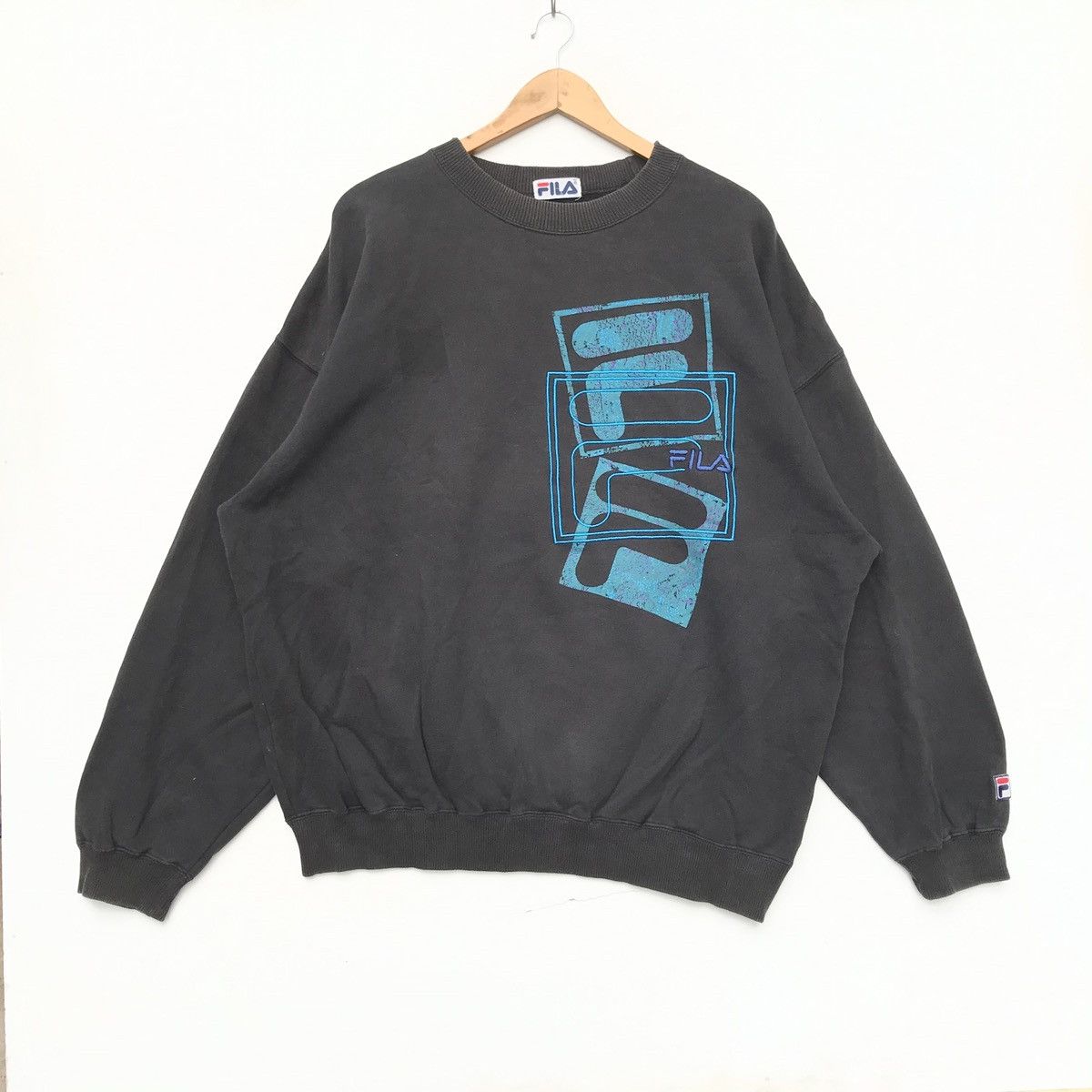 Fila × Vintage Vintage Fila Sweatshirt Oversize Size US XL / EU 56 / 4 - 1 Thumbnail