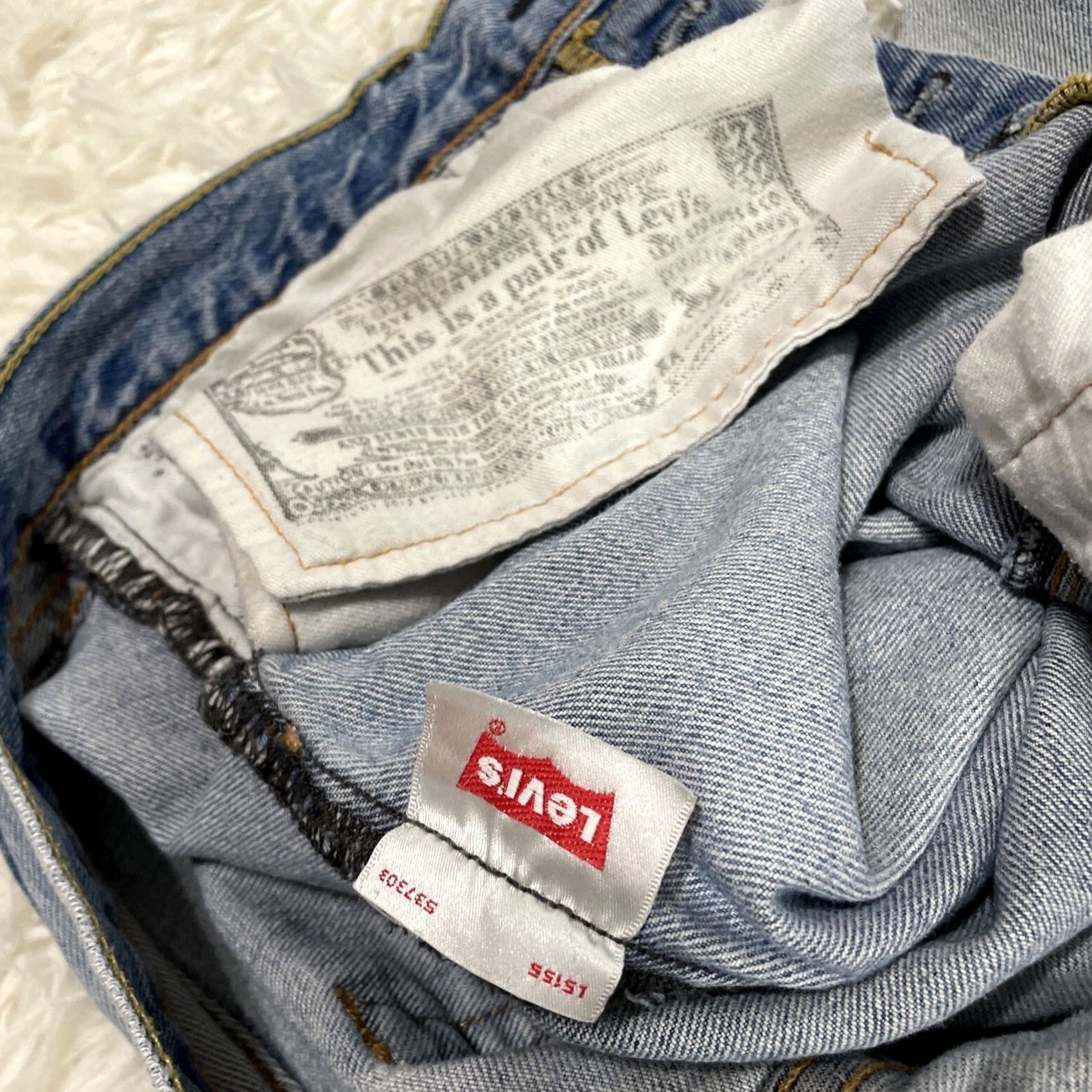Levi's VINTAGE Levi's 501xx Jeans Men 31x32 Light Blue Rivet Fly 501 xx Y2k Grunge Premium Denim Jeans Mens Regular 31 Blue 501 Series Size US 31 - 7 Thumbnail