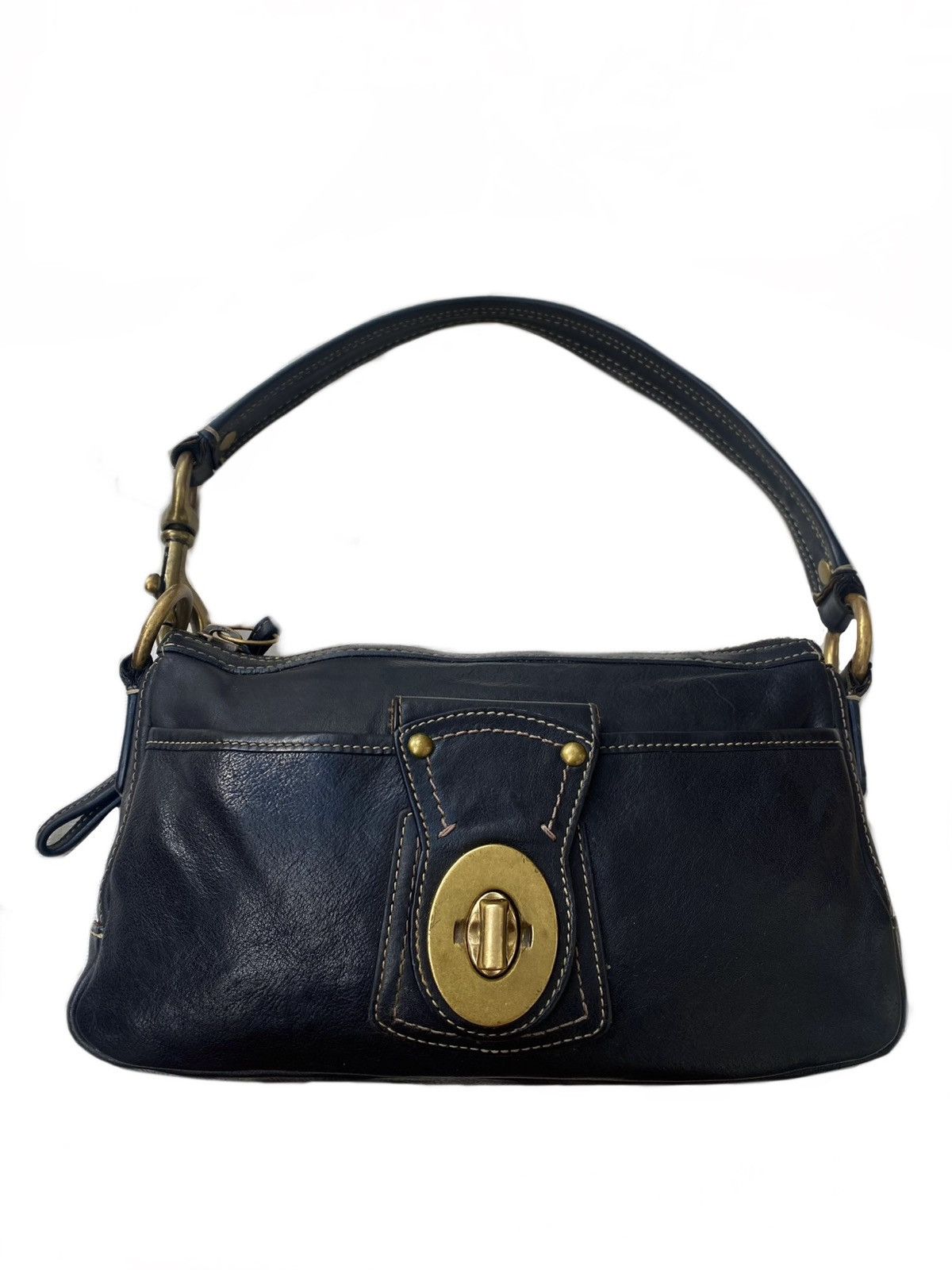 Coach Coach Legacy Anniversary Black Leather Shoulder Bag 10326