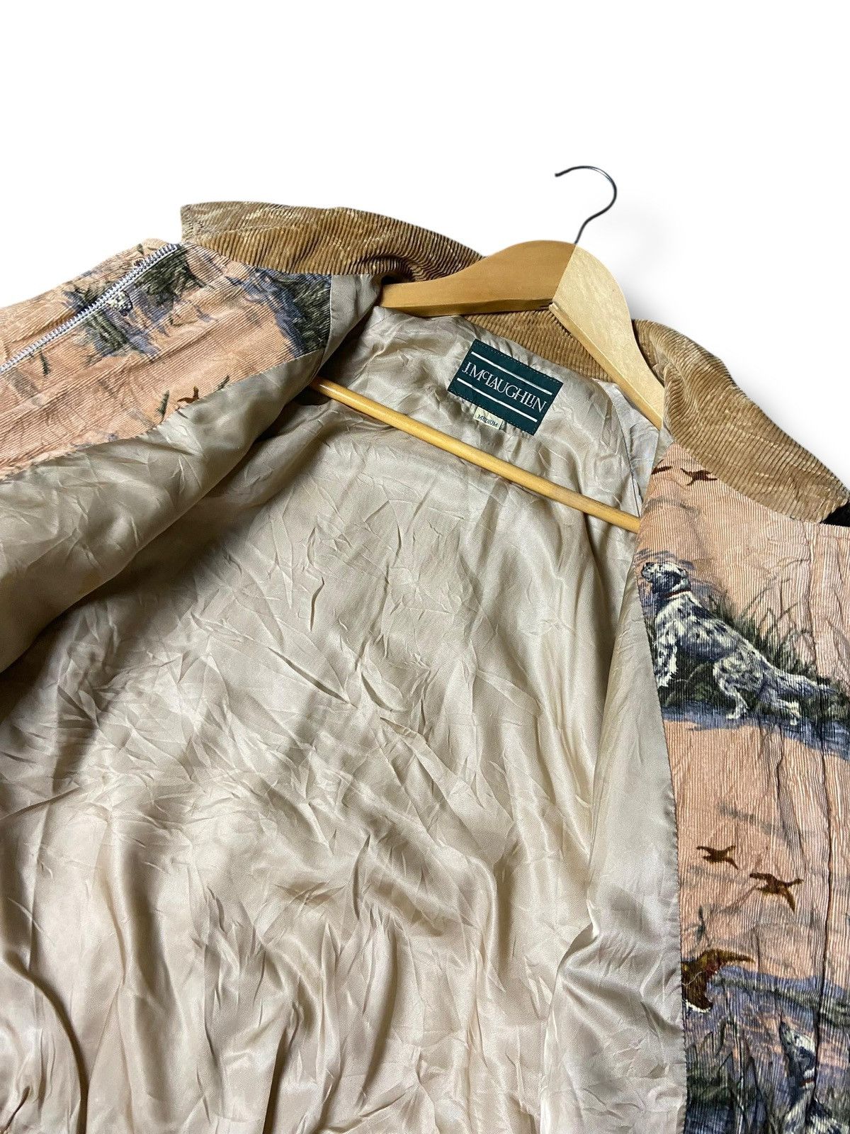 J.McLaughlin Vintage J.Maclaughlin Overprint Quilted Jacket (160) Size US M / EU 48-50 / 2 - 3 Thumbnail