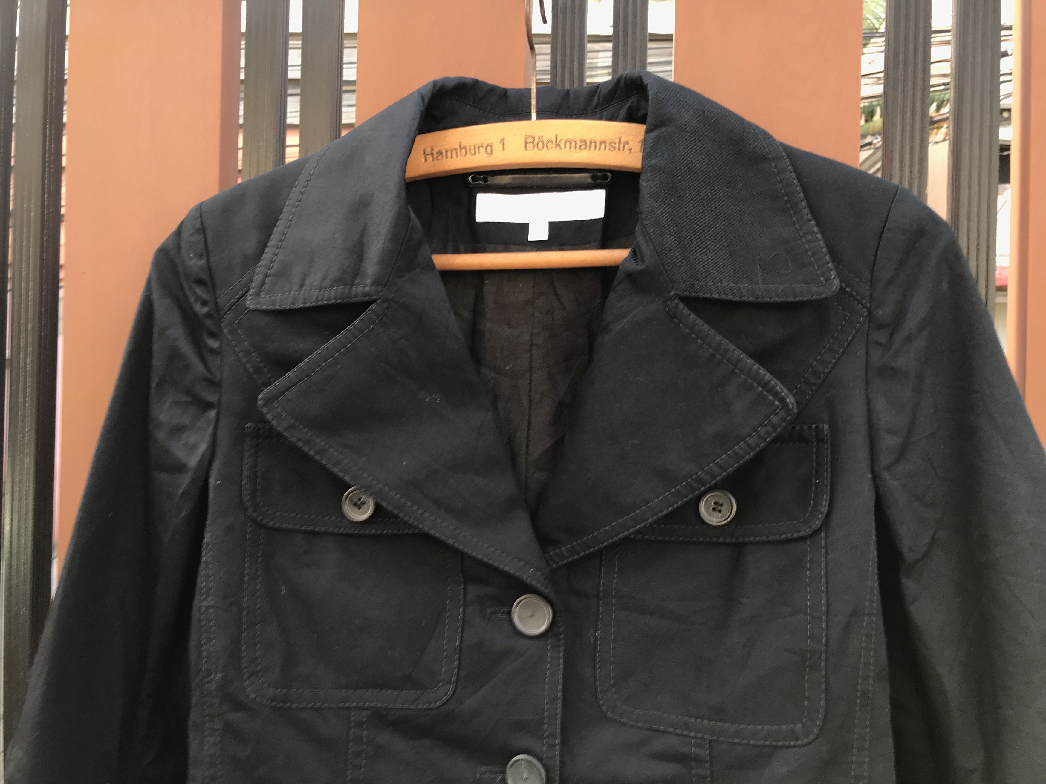 Veronique Branquinho (J164) Veronique Branquinho Black Leather Elbow Patch Jacket Size XS / US 0-2 / IT 36-38 - 2 Thumbnail