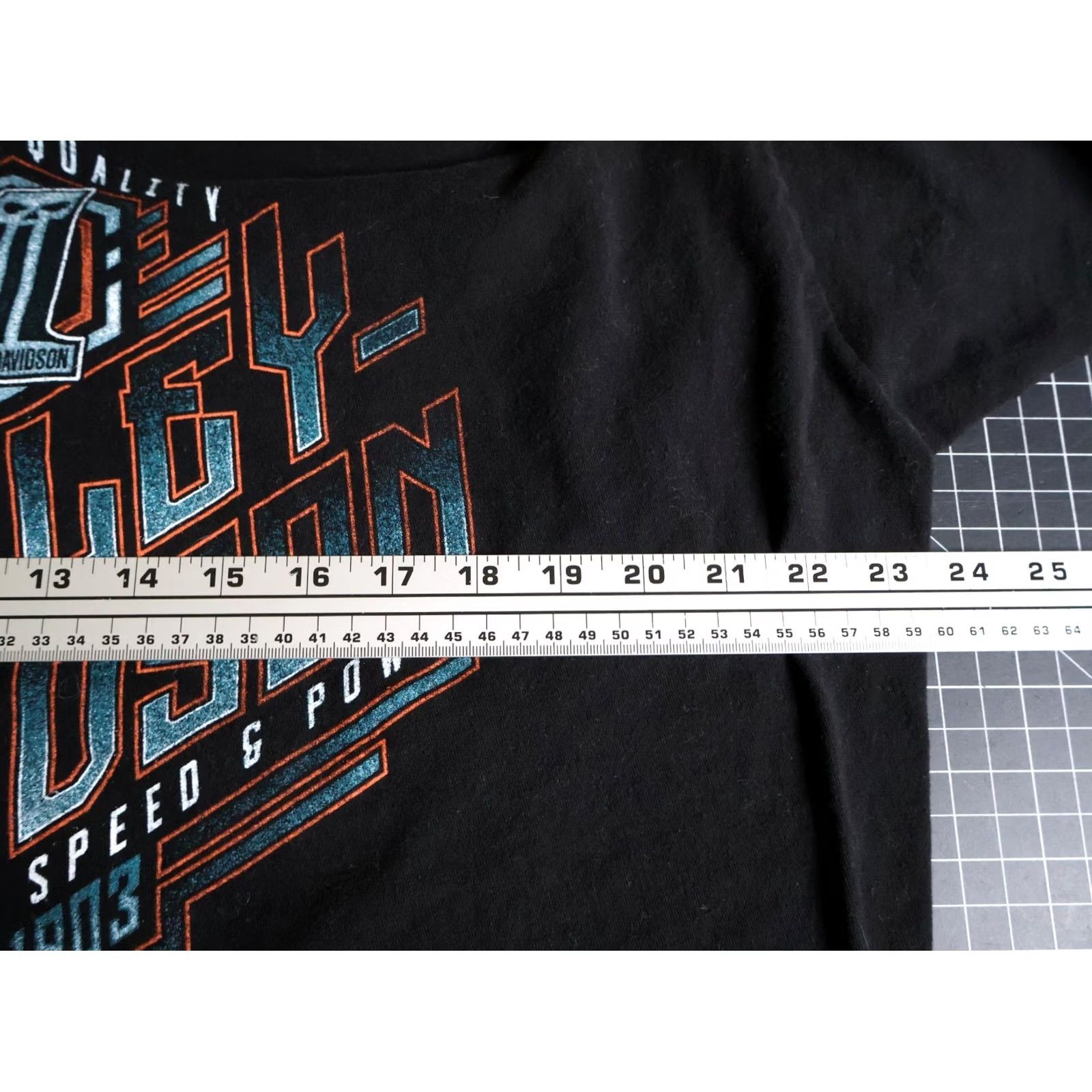 Harley Davidson Harley-Davidson Black Widow T-Shirt Adult XL 2XL Garden City? Size US XL / EU 56 / 4 - 5 Thumbnail