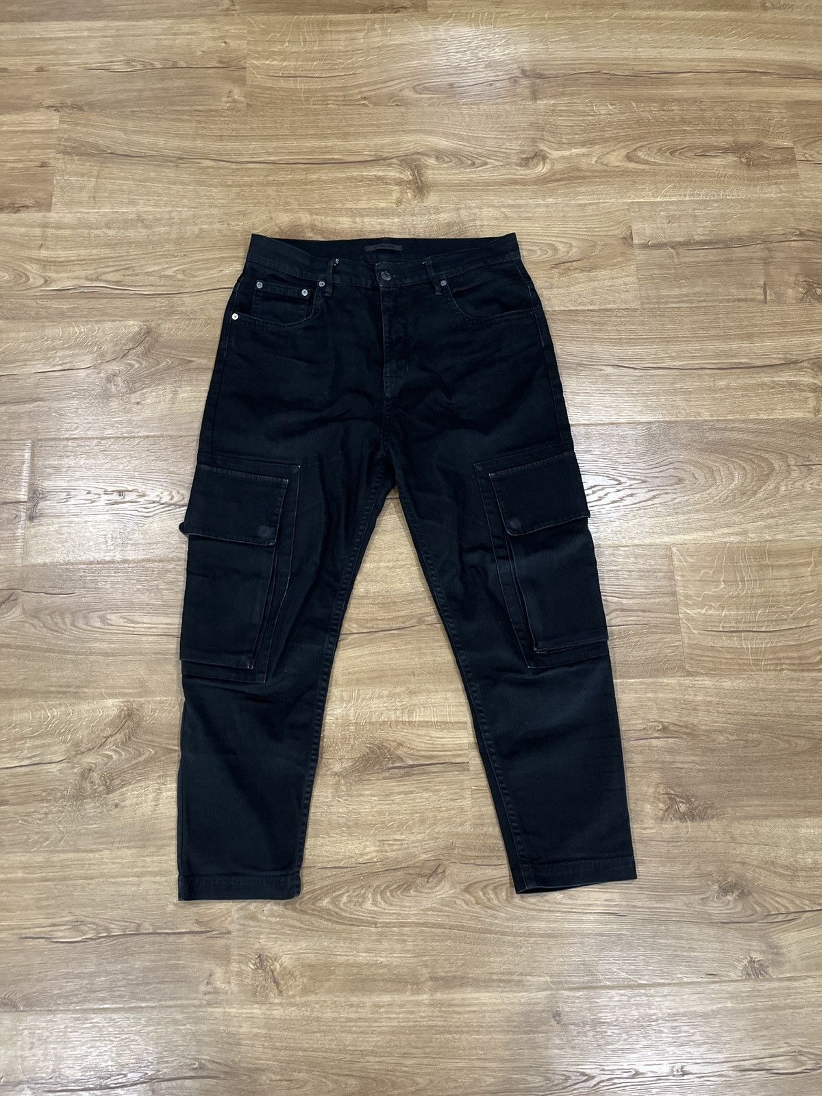 Image of Helmut Lang Cargo Pants in Black, Men's (Size 31)