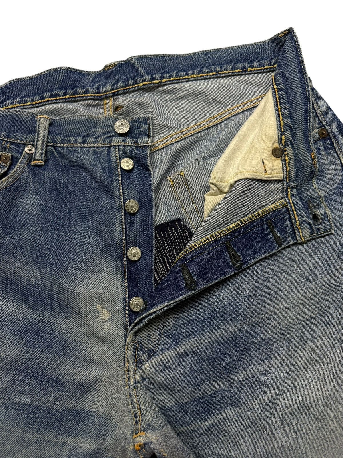 Warehouse & Co. Vintage Warehouse & Co Genus” Japan Selvedge Denim Jeans W34 Size US 34 / EU 50 - 12 Thumbnail