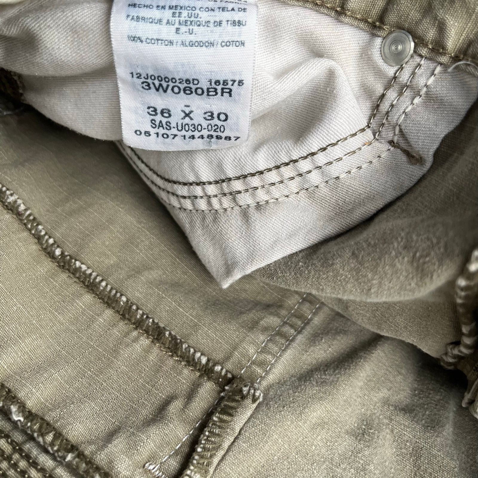 Vintage VINTAGE WRANGLER RIGGS 36X30 DOUBLE KNEE CARPENTER PANTS Size US 36 / EU 52 - 4 Thumbnail
