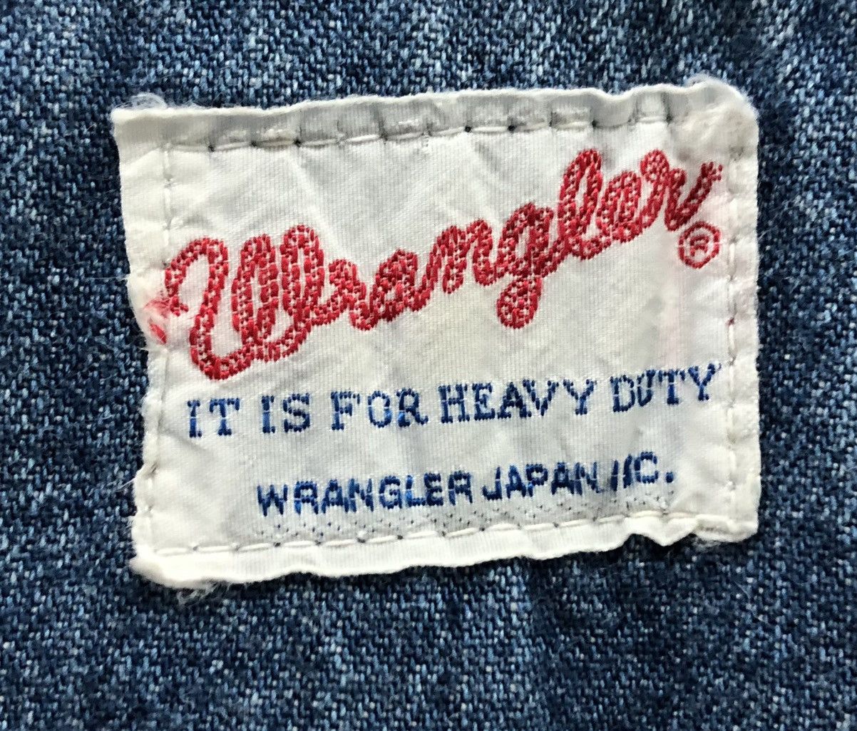 Wrangler Vintage Wrangler It Is For Heavy Duty Overalls Size US 29 - 12 Thumbnail