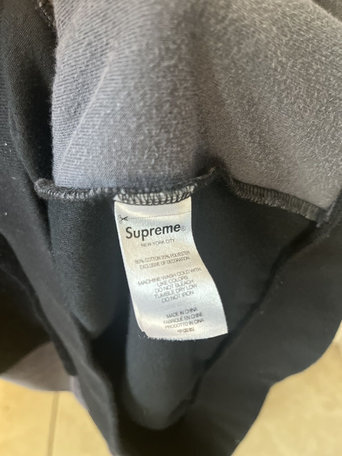 Supreme Paneled Velour L/S Polo Size US L / EU 52-54 / 3 - 6 Thumbnail