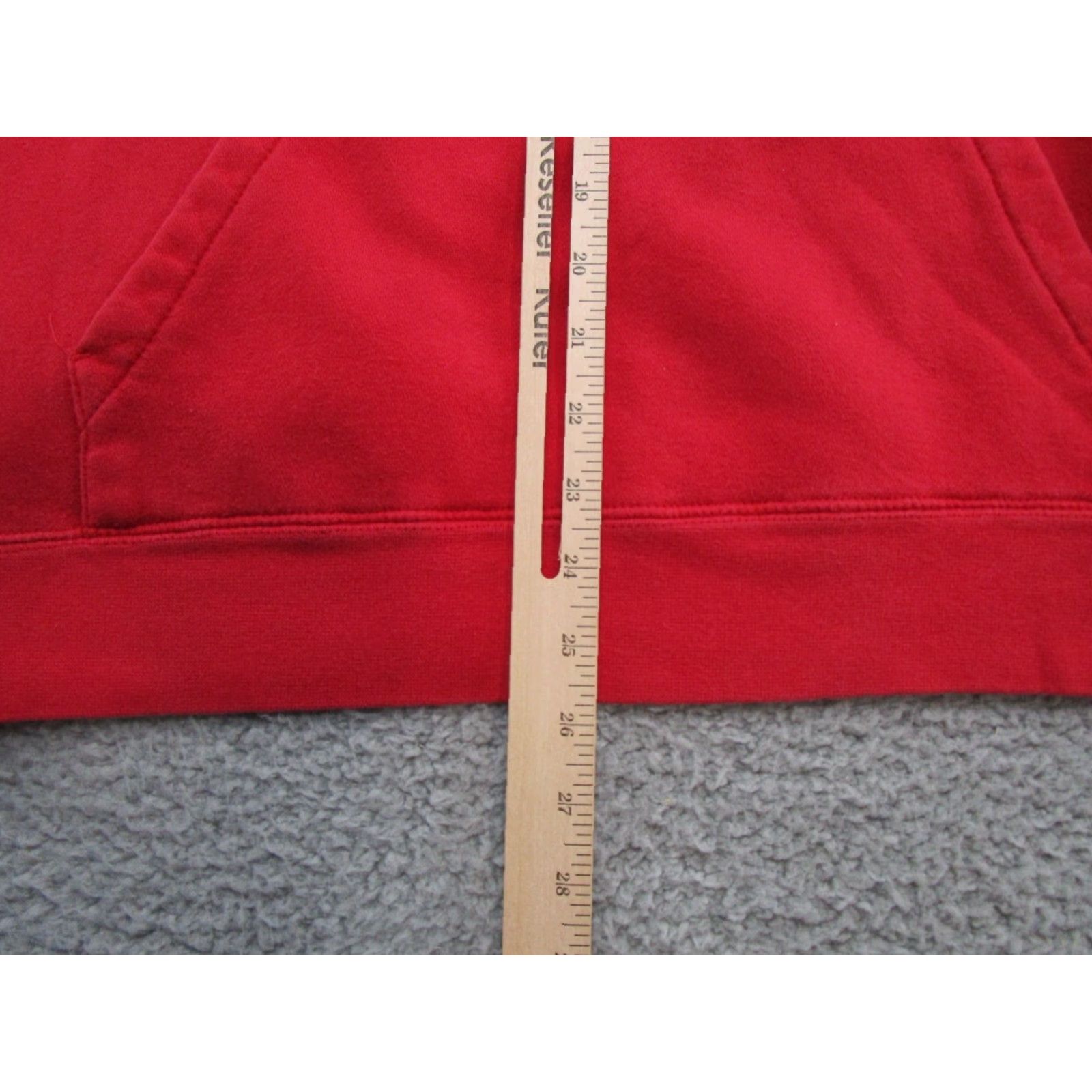 Nike VINTAGE Nike Athletics Silver Tag Pullover Hoodie Sweatshirt Size Medium Red Mens Size US M / EU 48-50 / 2 - 7 Thumbnail