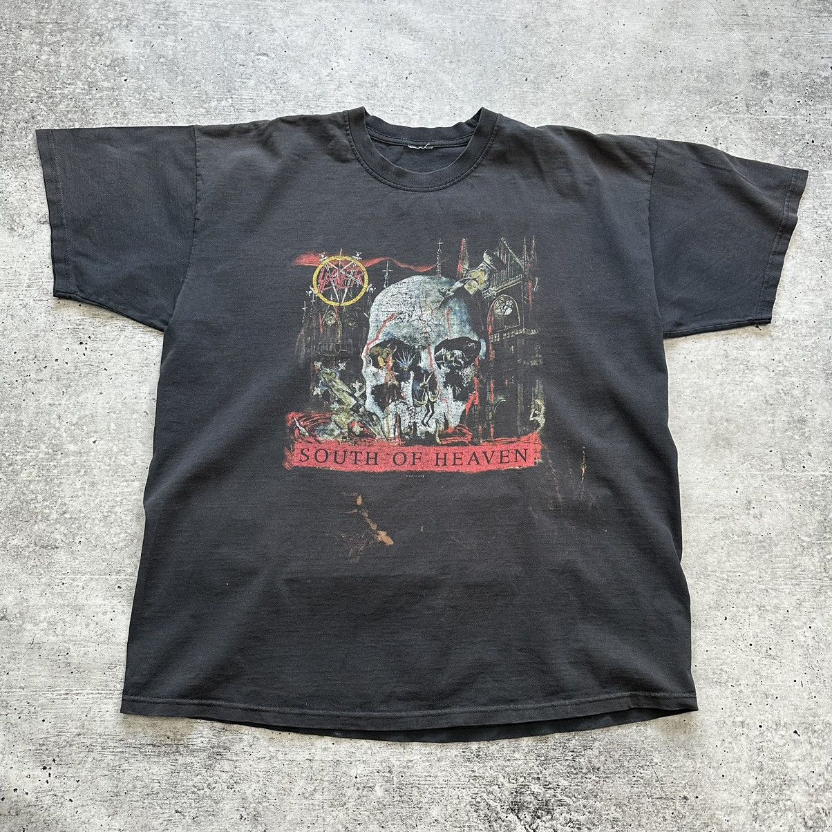 Vintage Vintage Slayer South Of Heaven 2009 T-shirt Black Size M Size US M / EU 48-50 / 2 - 1 Thumbnail