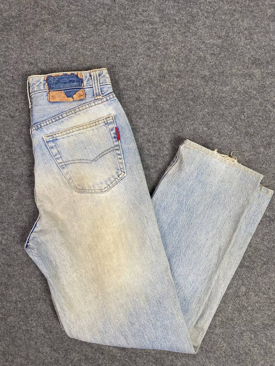 image of Vintage Blue Way s Distressed Denim in Light Blue, Men's (Size 28)