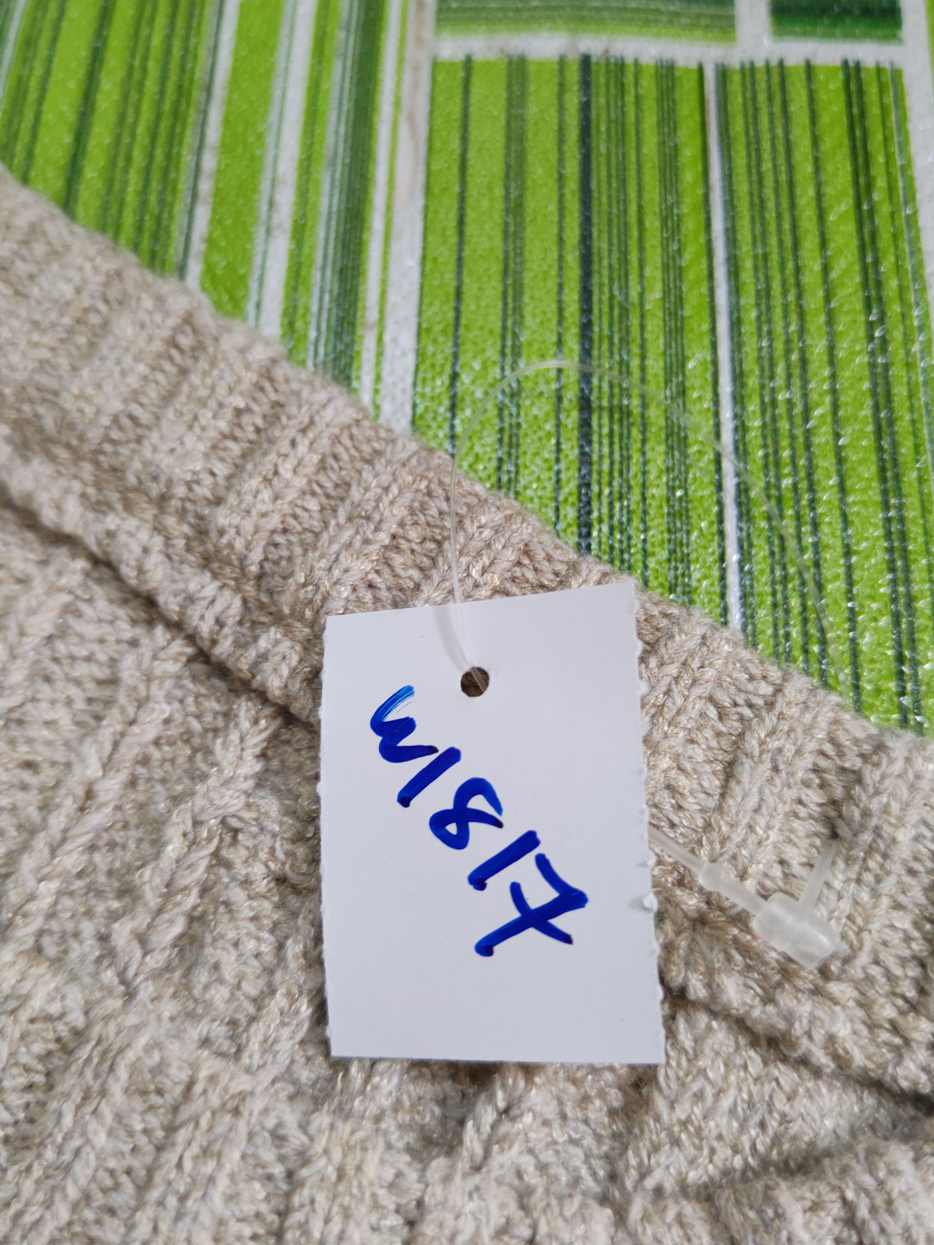 Aran Isles Knitwear Pivot Door Beige Knitwear Sweatshirts #W1817 Size US L / EU 52-54 / 3 - 12 Thumbnail
