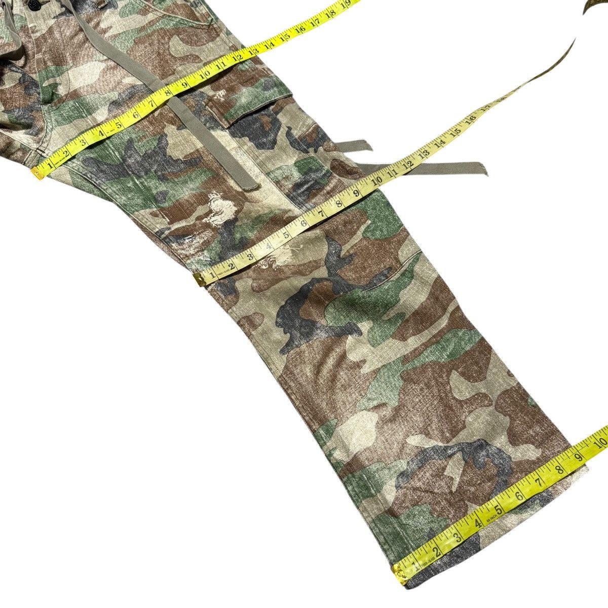 Japanese Brand RNA SLANG Cargo Camo Cropped Pants Size US 30 / EU 46 - 18 Thumbnail