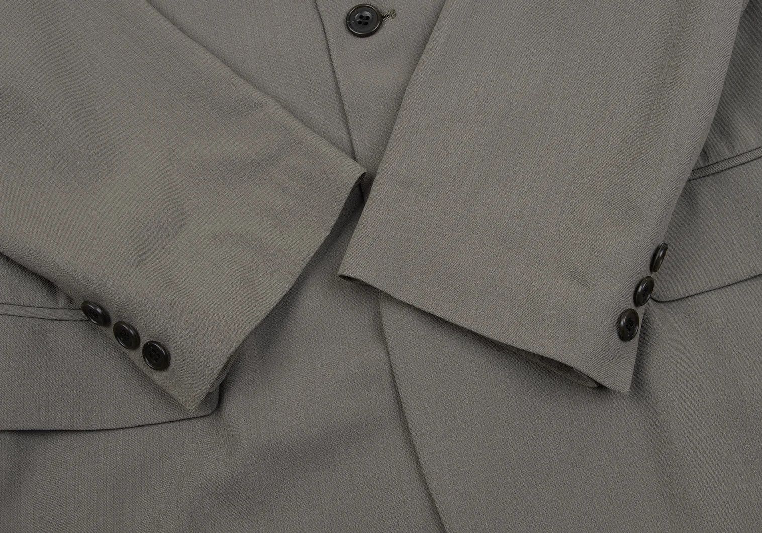 Jean Paul Gaultier Nylon-Wool Blended Tailored Jacket in Khaki Size 50 Size US M / EU 48-50 / 2 - 10 Thumbnail