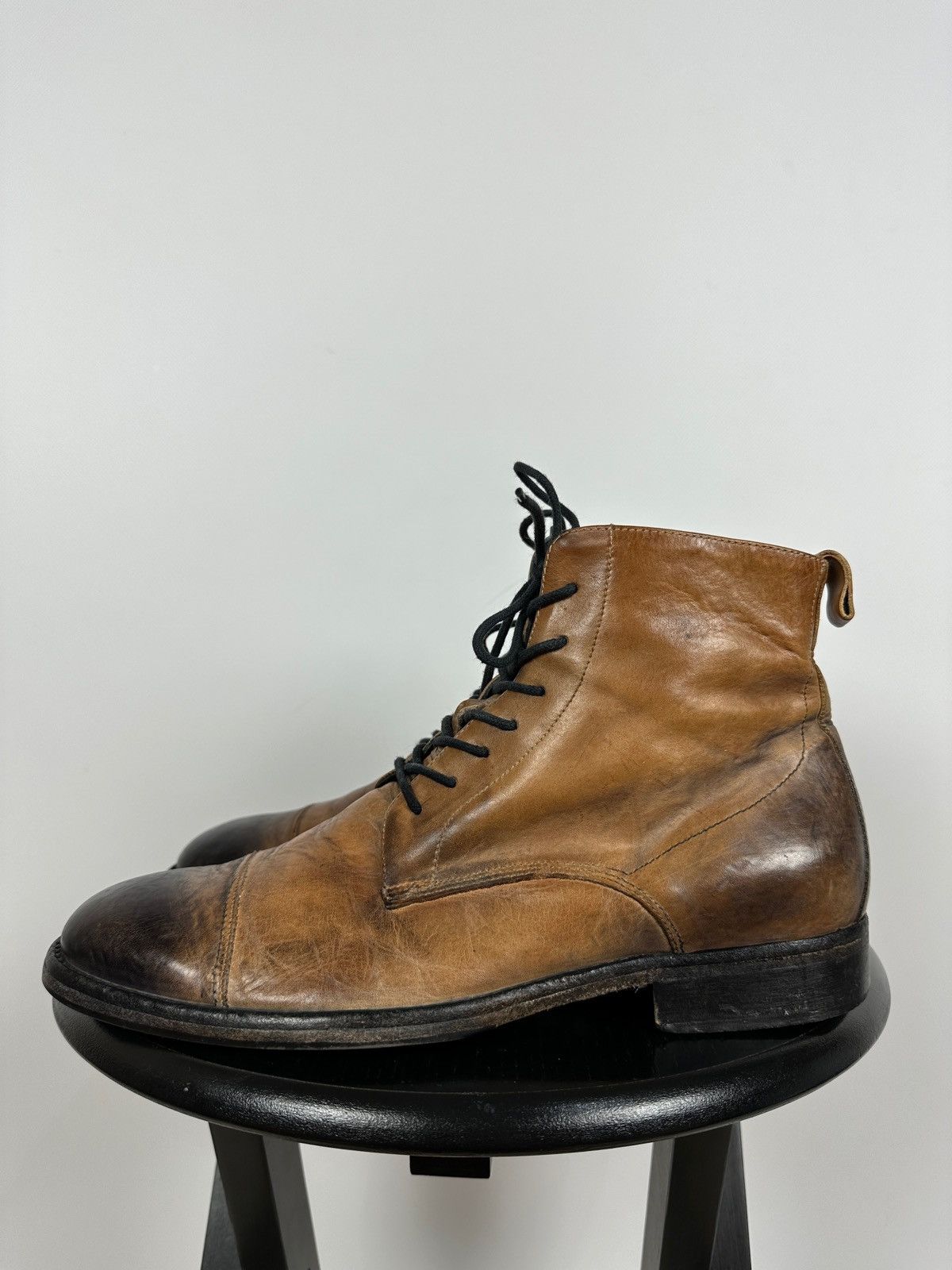 Vintage We Are The Original Hand Craft Leather Ankle Boots Size US 8 / EU 41 - 2 Thumbnail