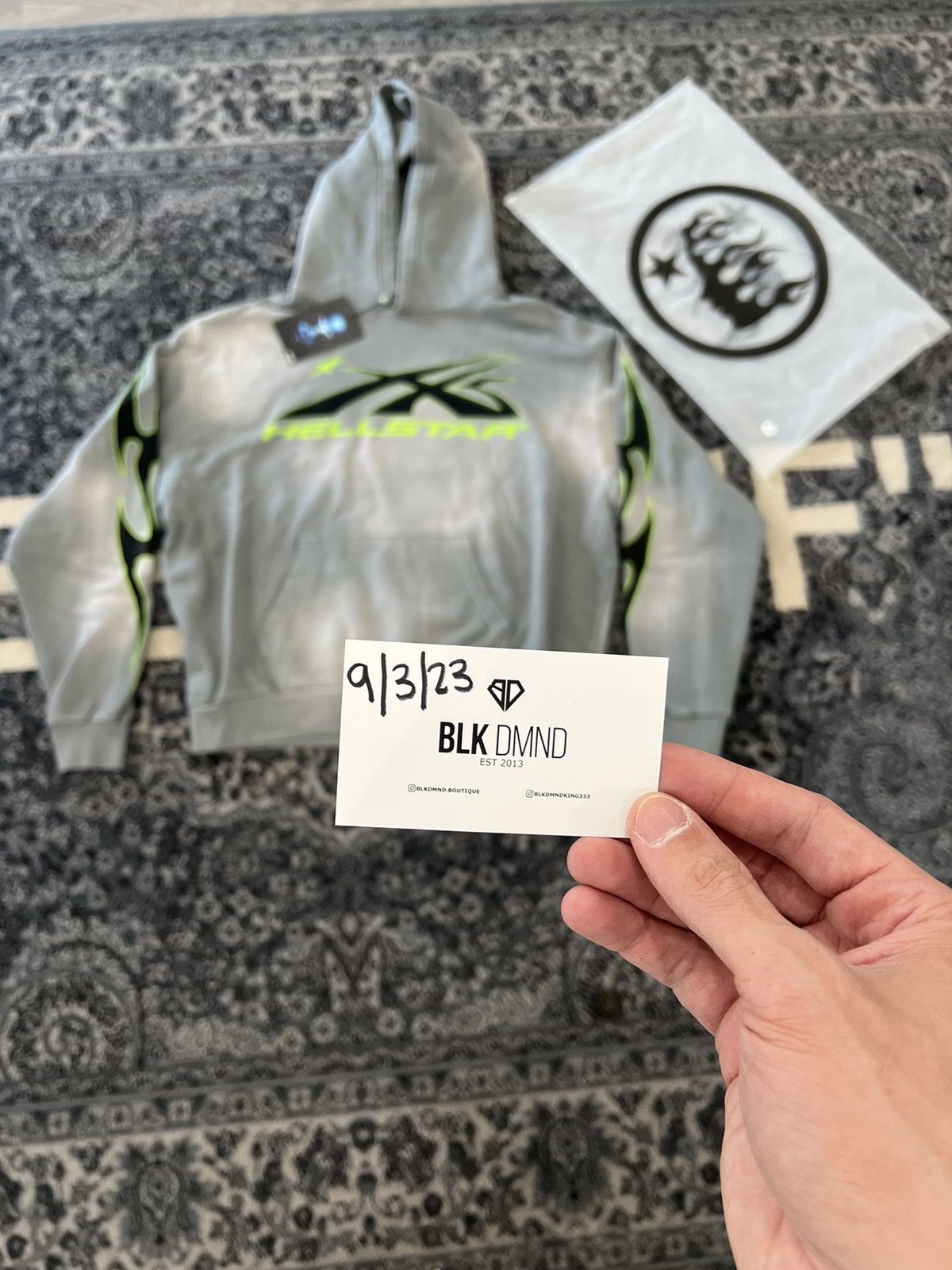 HELLSTAR HELLSTAR SPORT HOODIE - (GREY) - SIZE XL | Grailed
