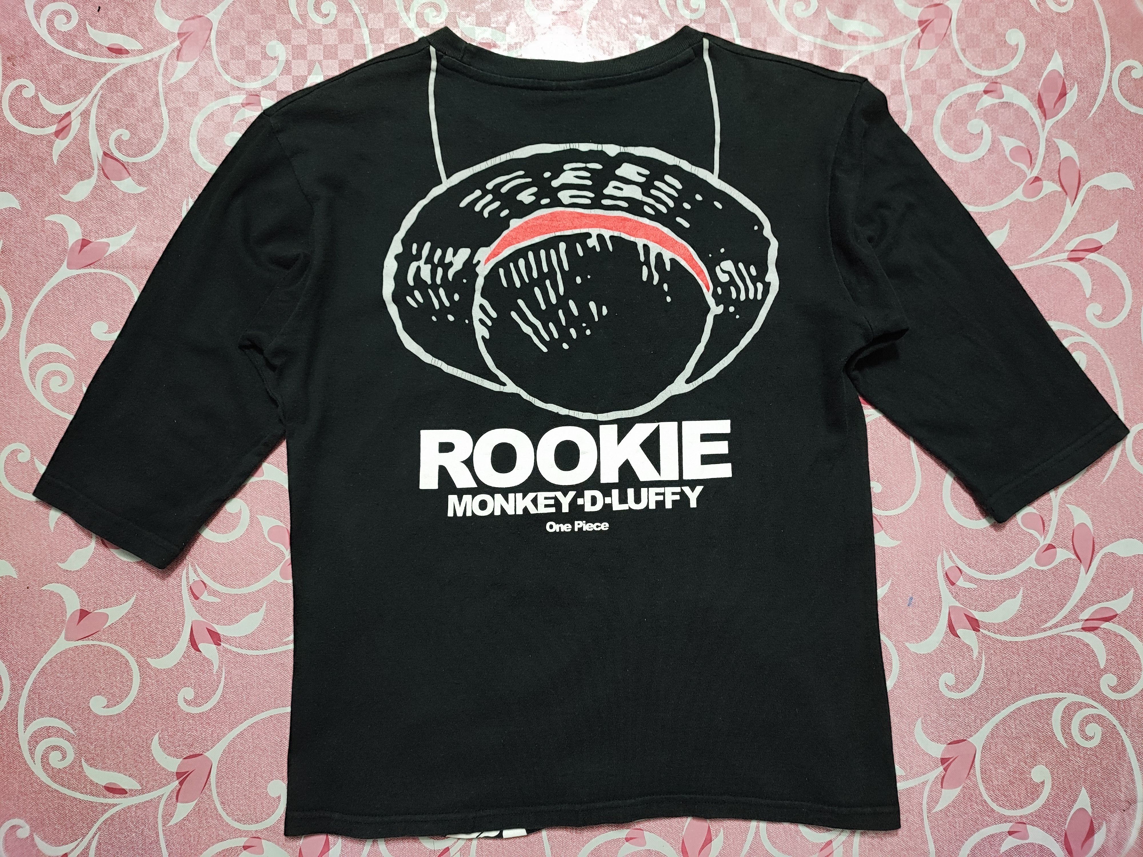 Anime × Japanese Brand × One Piece One Piece Tshirt Monkey D Luffy Rookie Size US M / EU 48-50 / 2 - 2 Thumbnail