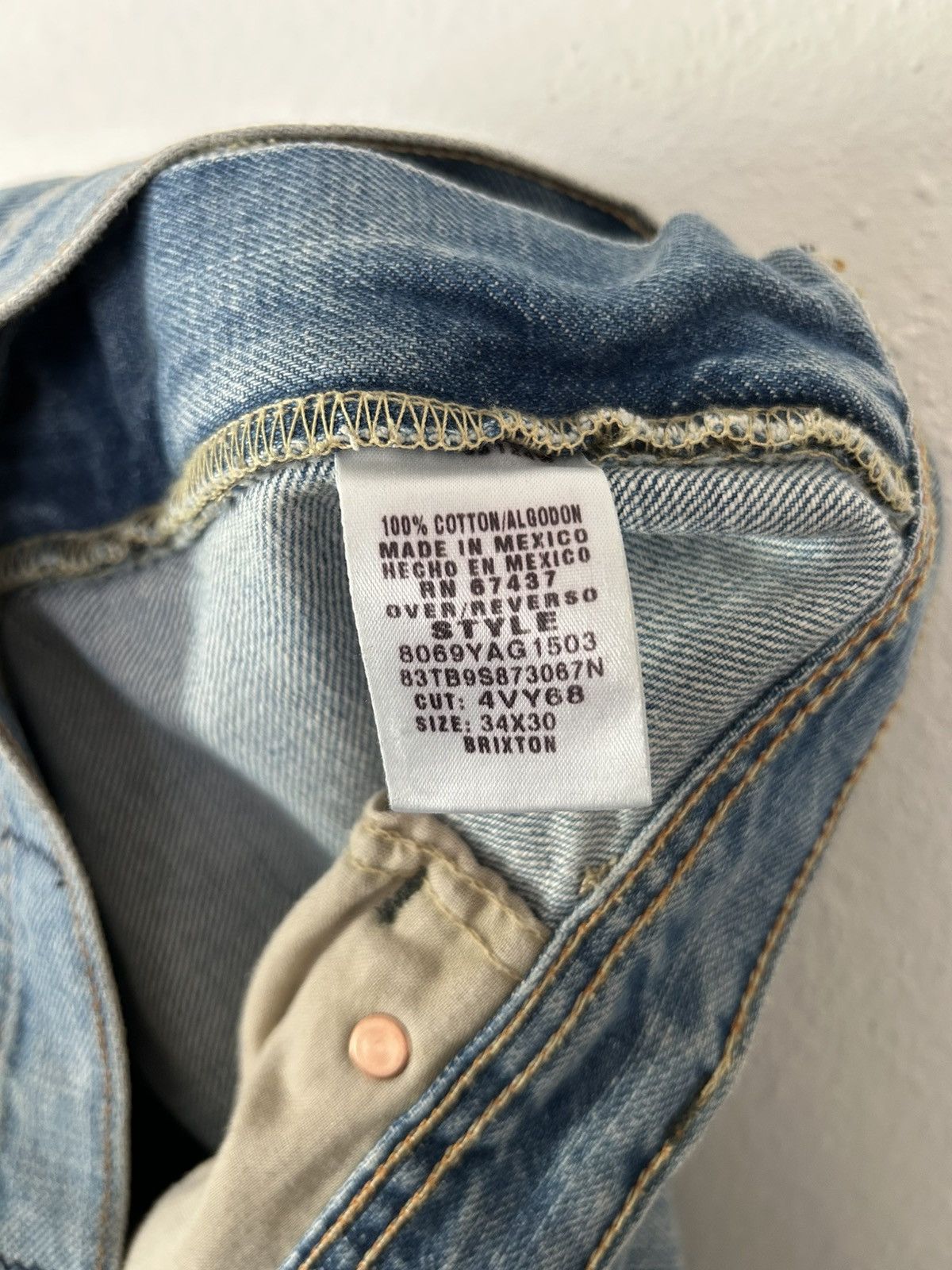 Polo Ralph Lauren Polo RL Light Wash Denim Size US 34 / EU 50 - 4 Thumbnail