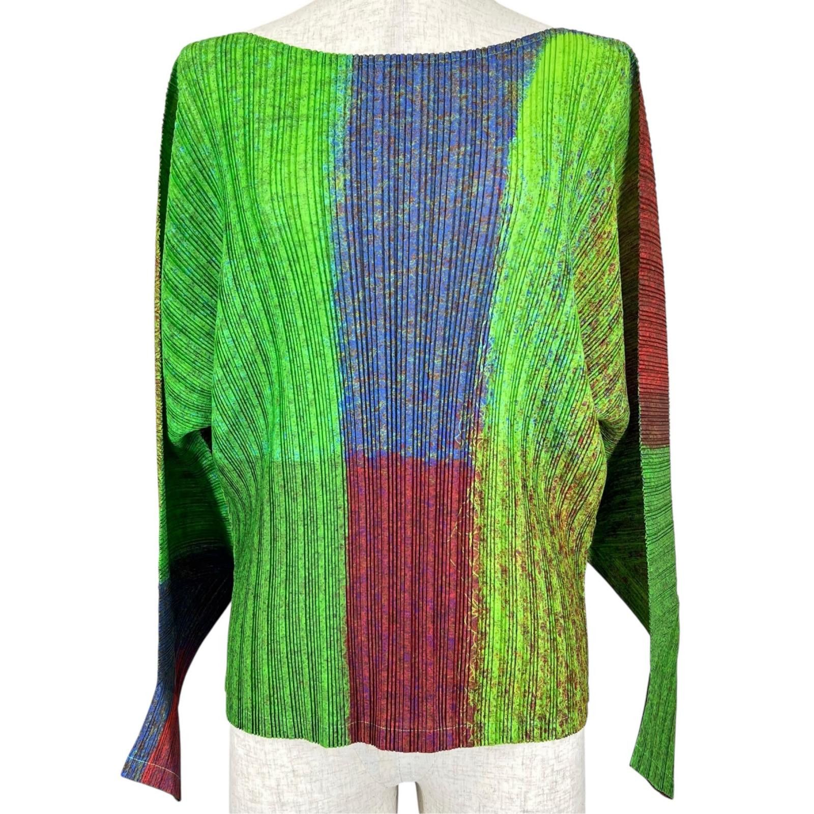 Issey Miyake Issey Miyake Pleats Please Issey Miyake Polyester Long Sleeve T Shirt Textile T-Shirts PP23FK331 DUTY FREE for USA Size ONE SIZE - 1 Thumbnail