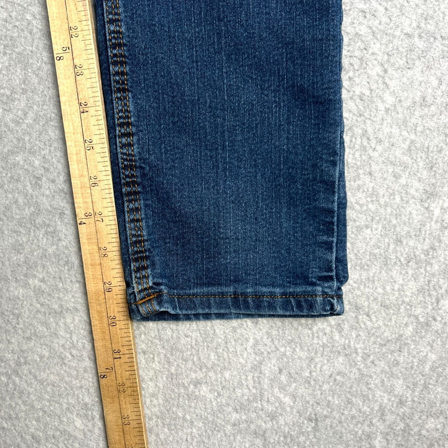 Vintage Origin Delta 68 Fighter Fit Jeans Mens 30x30 Blue Denim USA Made Stretch Pants Size US 30 / EU 46 - 7 Thumbnail