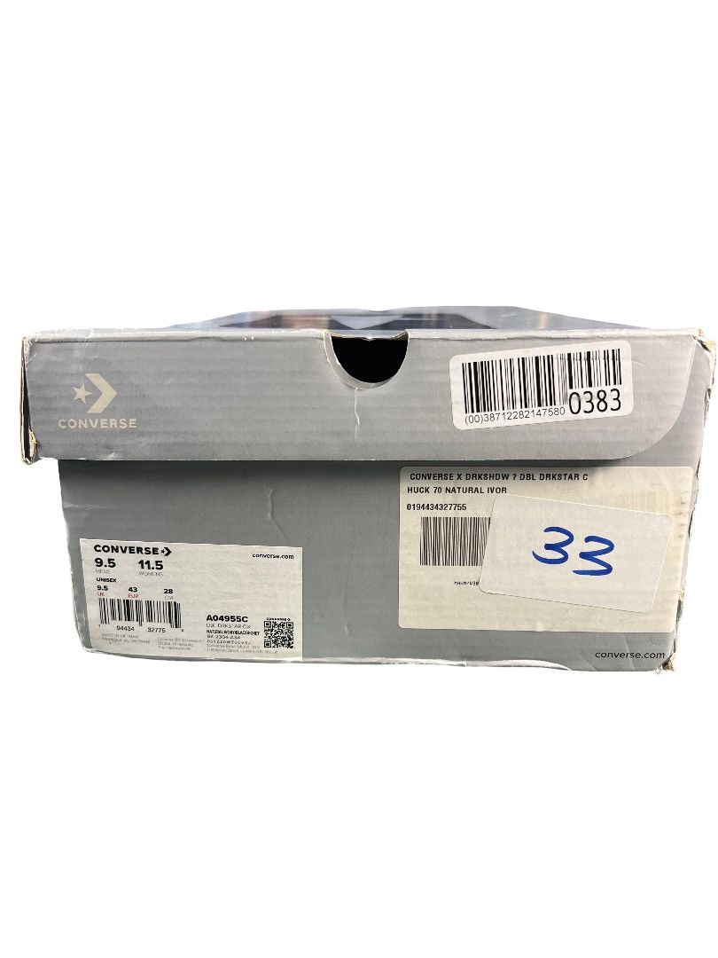 Rick Owens Converse x Rick Owens DRKSHDW DBL DRKSTAR Low Ivory – US 9.5 Size US 9.5 / EU 42-43 - 6 Thumbnail