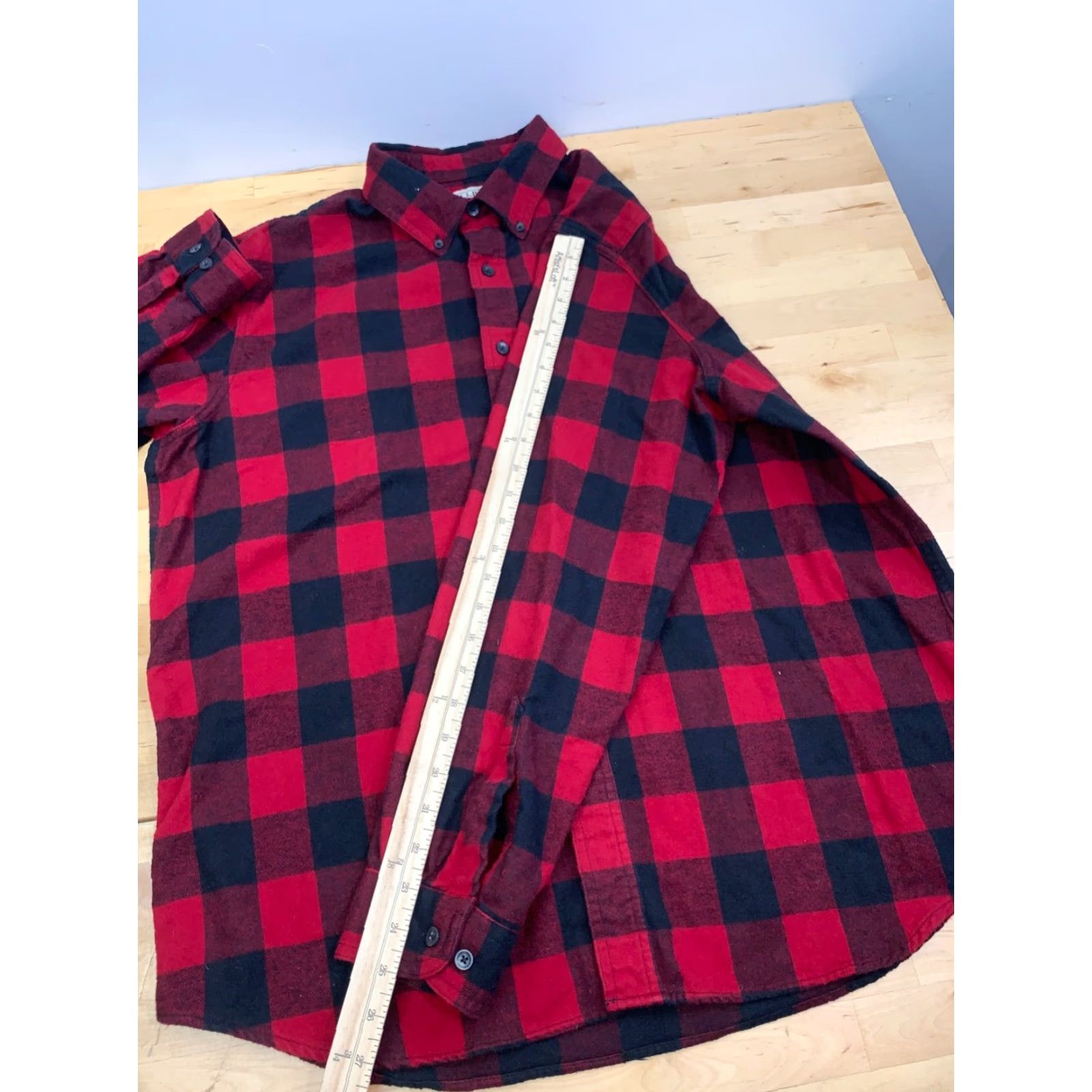 Vintage LL Bean Button-Up Shirt Men L Red Plaid Flannel Long Sleeve Casual Outdoor 12766 Size US L / EU 52-54 / 3 - 5 Thumbnail