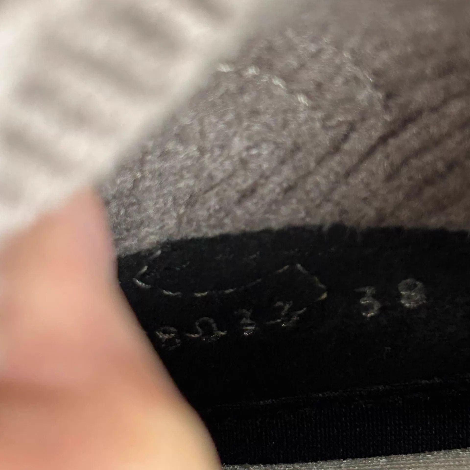 Chanel Chanel black and gray colorblock knit sneakers W38 Size US 7.5 / IT 37.5 - 7 Thumbnail