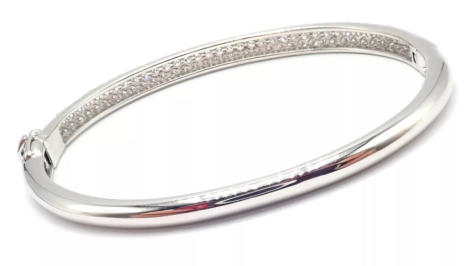 Van Cleef & Arpels Van Cleef & Arpels 18k White Gold Bangle Bracelet Paper Size ONE SIZE - 6 Thumbnail