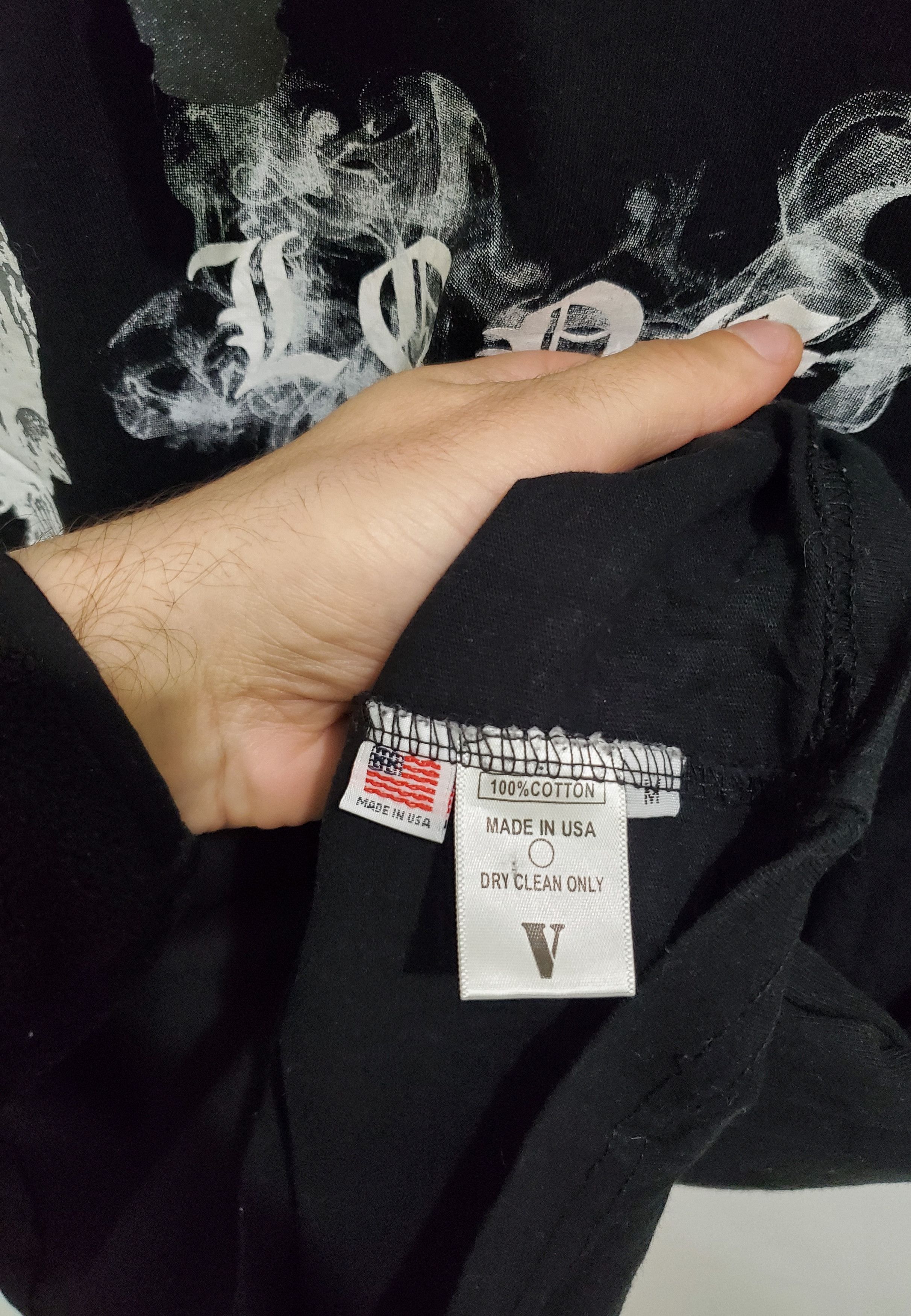 Vlone VLONE Smoke Demon Angel Female Couple V Back Print M Size US M / EU 48-50 / 2 - 5 Thumbnail