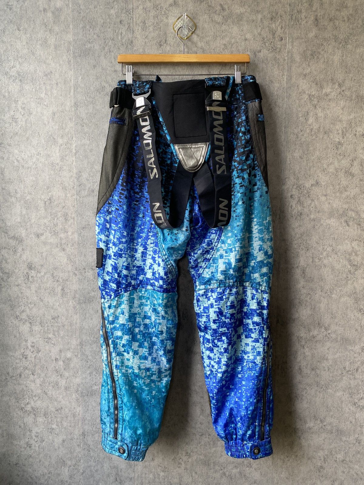 Salomon × Vintage Vintage 90s Salomon Jumpsuit Ski Pant Size US 34 / EU 50 - 3 Thumbnail