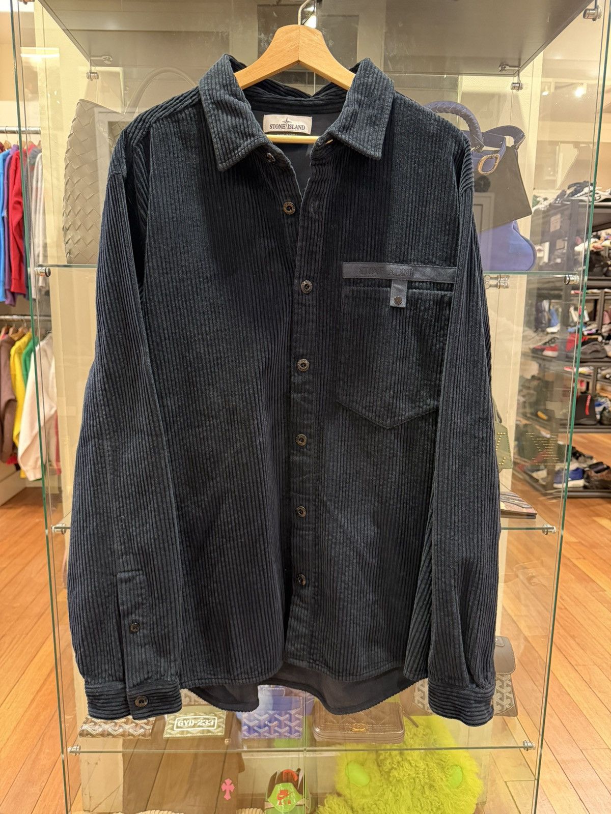 Stone Island Stone Island Jumbo Cord Button Up Overshirt Size US XXL / EU 58 / 5 - 1 Thumbnail
