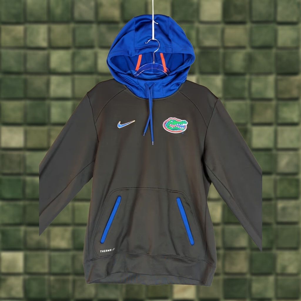 Nike Nike Florida Gators Hoodie Mens M Dark Gray NCAA Football Therma Fit Pullover Size US M / EU 48-50 / 2 - 1 Thumbnail