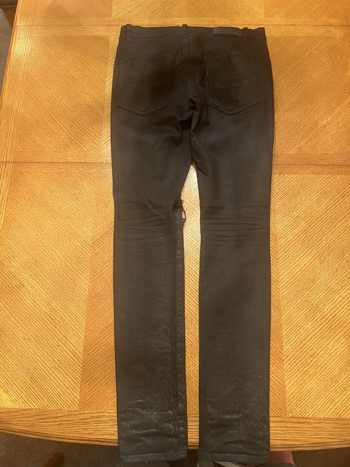 Amiri AMIRI LEOPARD FOIL DENIM Size US 33 - 2 Thumbnail
