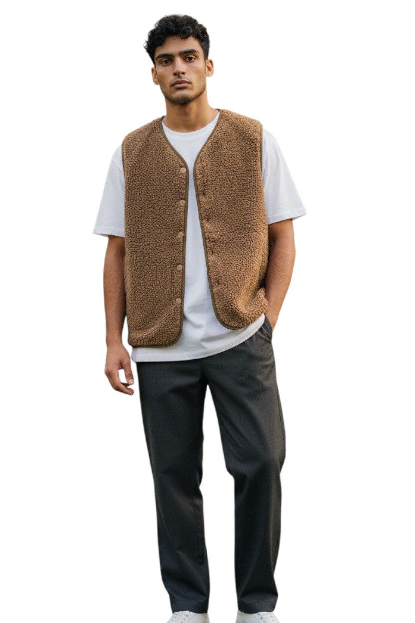 Comme des Garcons Vintage Comme des Garcons Sherpa Vest Size US L / EU 52-54 / 3 - 1 Thumbnail