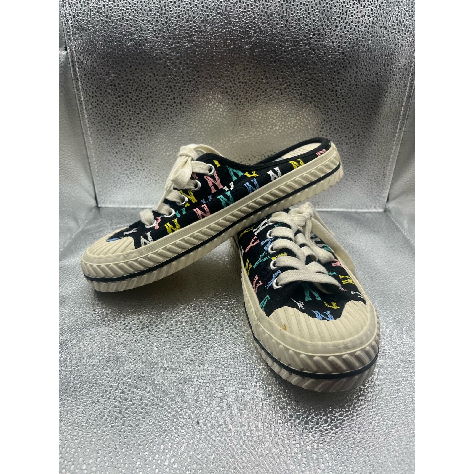 MLB MLB Play Ball Mule Monogram NY Shoes Sneakers Black Size US 8 / IT 38 - 1 Thumbnail