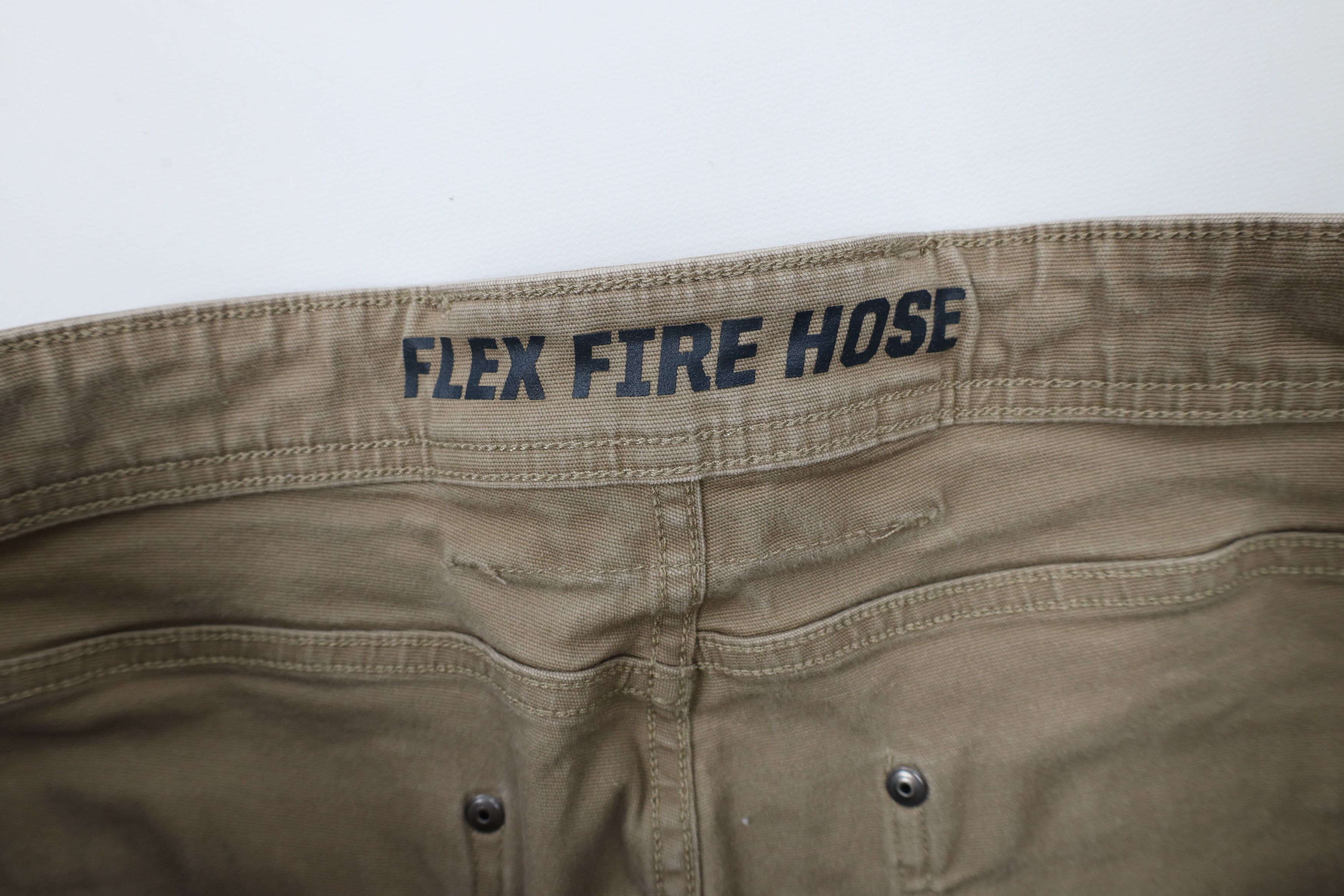 Duluth Trading Company × Vintage Duluth Trading Co Fit Distressed Flex Fire Hose Canvas Pants Size US 36 / EU 52 - 9 Thumbnail