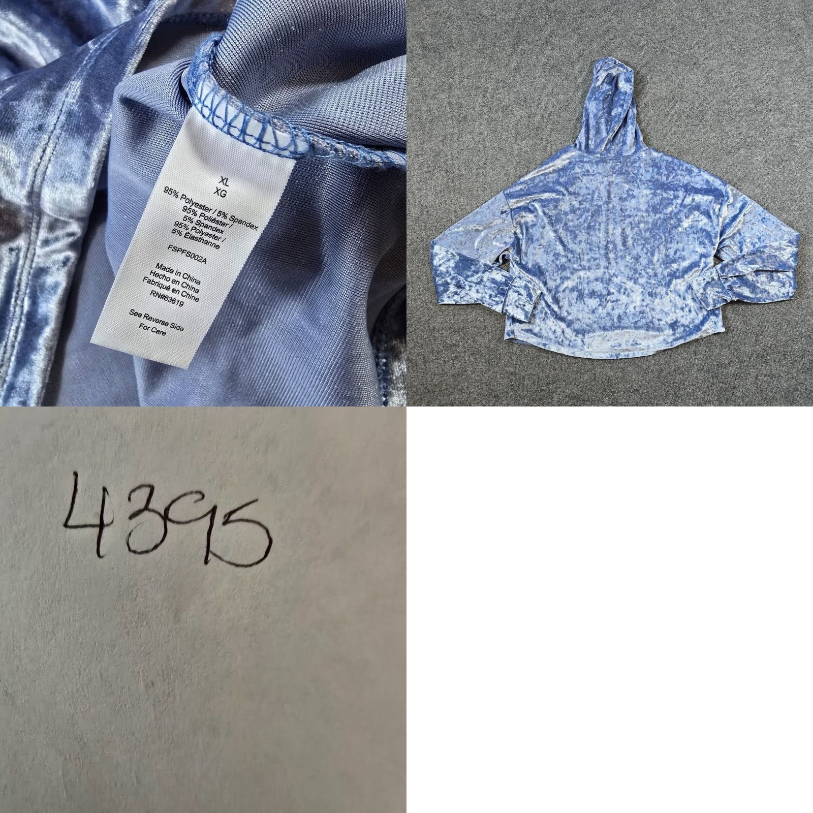 Spyder Spyder Womens XL Blue Velour Hoodie Pockets Sweatshirt Sweatshirt Athletic Lounge Shirt Hoodie Women XL Blue Velour Spyder Logo Pockets Classic 90s? Size XL / US 12-14 / IT 48-50 - 8 Thumbnail