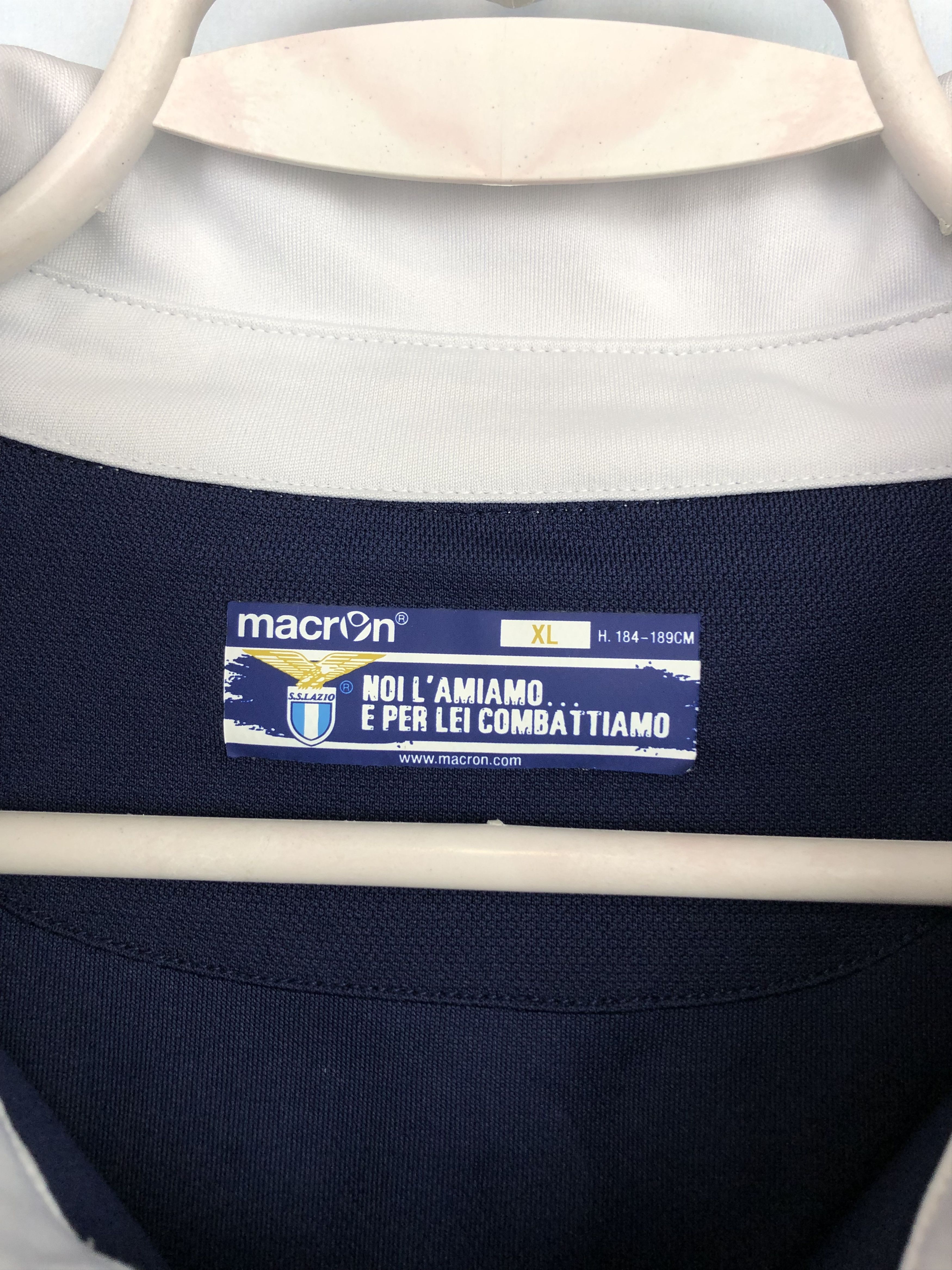 Macron Lazio football shirt 2016 Soccer #17 Immobile Jersey Maglia Size US XL / EU 56 / 4 - 9 Thumbnail
